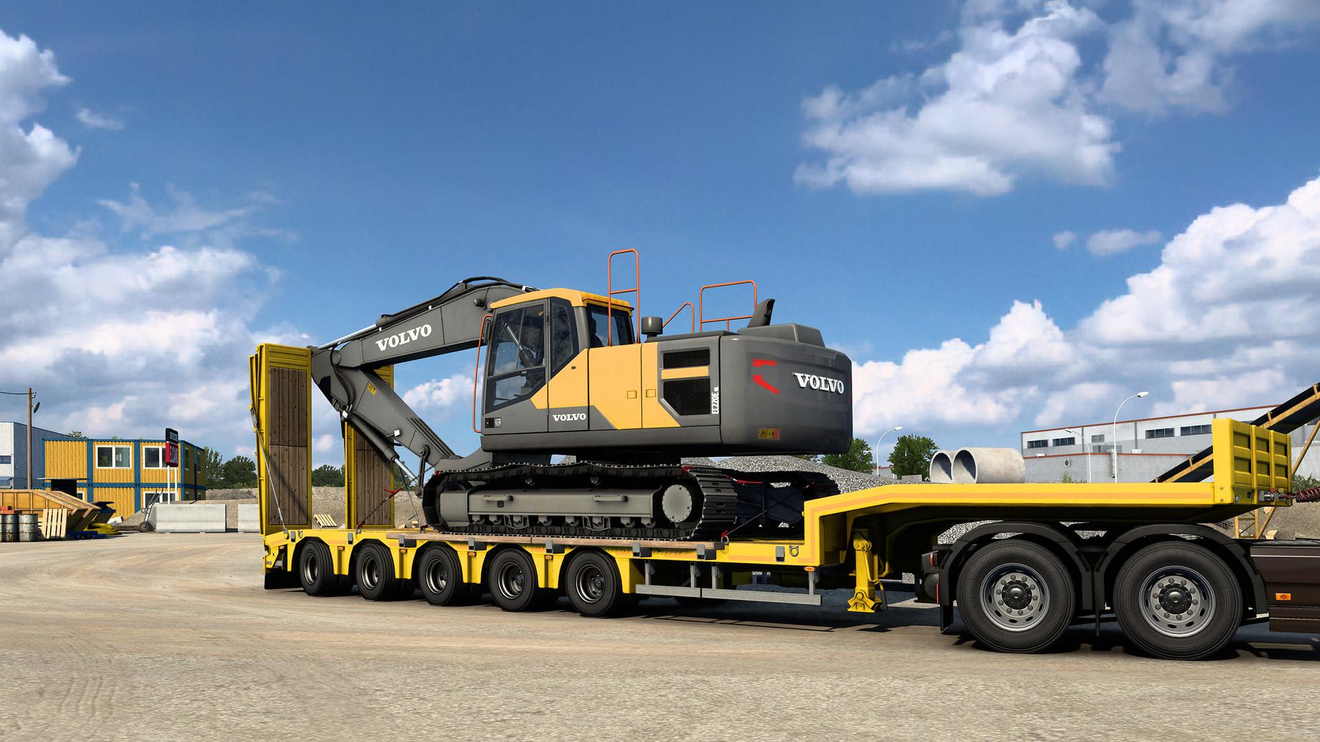Euro Truck Simulator 2 - Volvo Construction Equipment DLC اوروبي V2 رابط هديه ستيم
