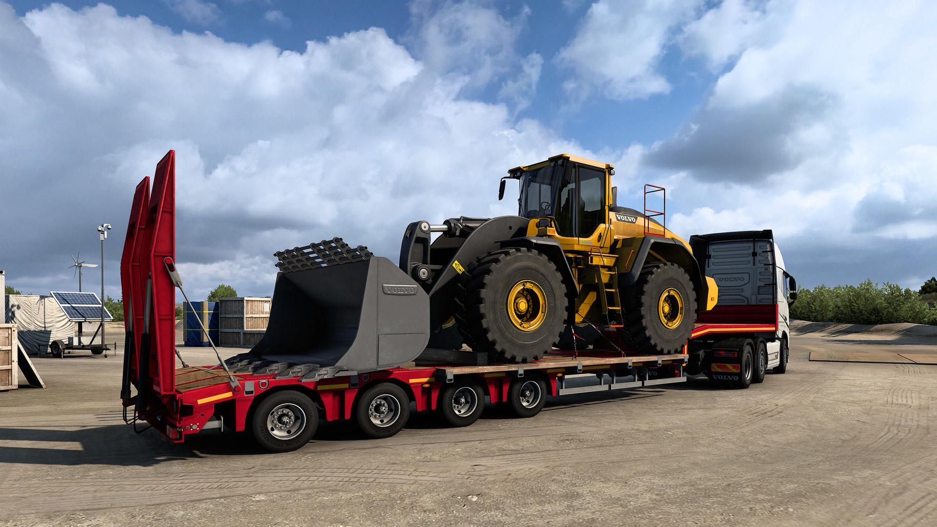 Euro Truck Simulator 2 - Volvo Construction Equipment DLC اوروبي V2 رابط هديه ستيم