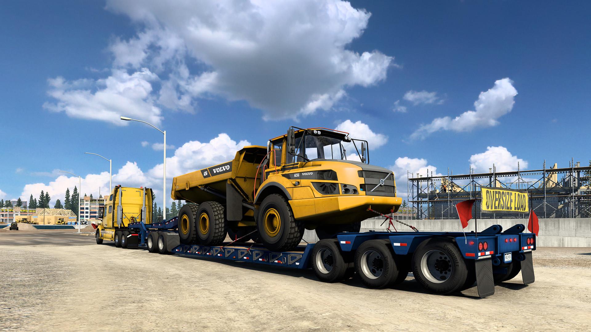 American Truck Simulator - Volvo Construction Equipment DLC اوروبي V2 رابط هديه ستيم