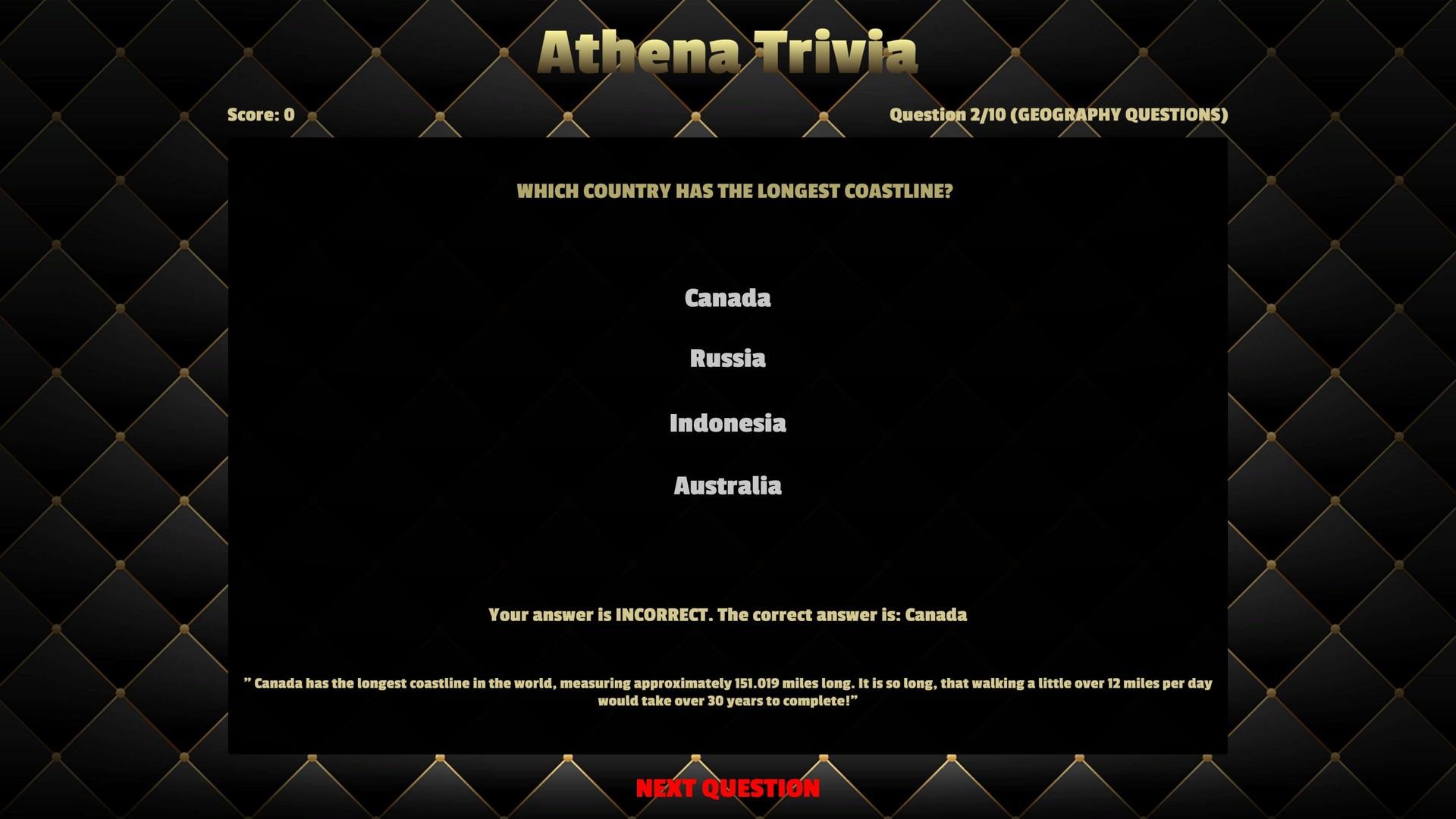 Athena Trivia + All Answers DLC ستيم كود رقمي