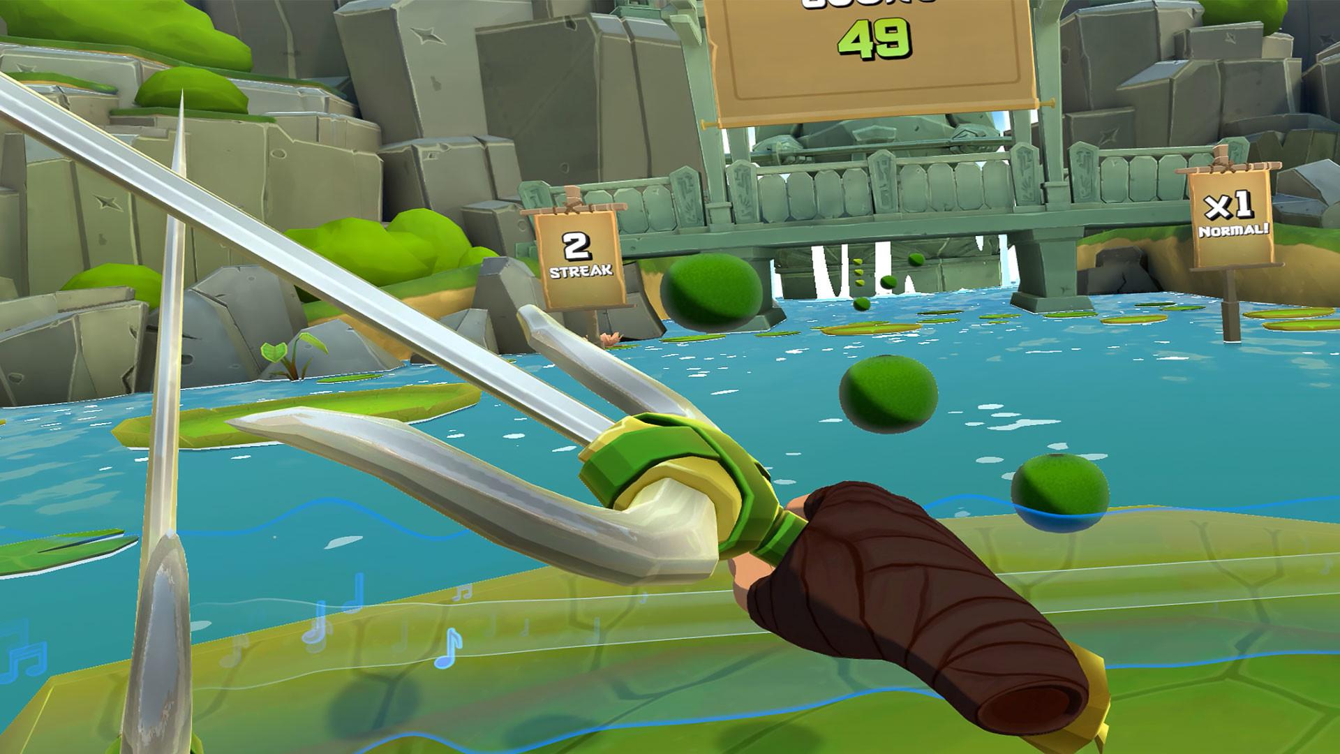 Screen Shot image 3 Fruit Ninja VR 2 اوروبي بي سي ستيم كود رقمي