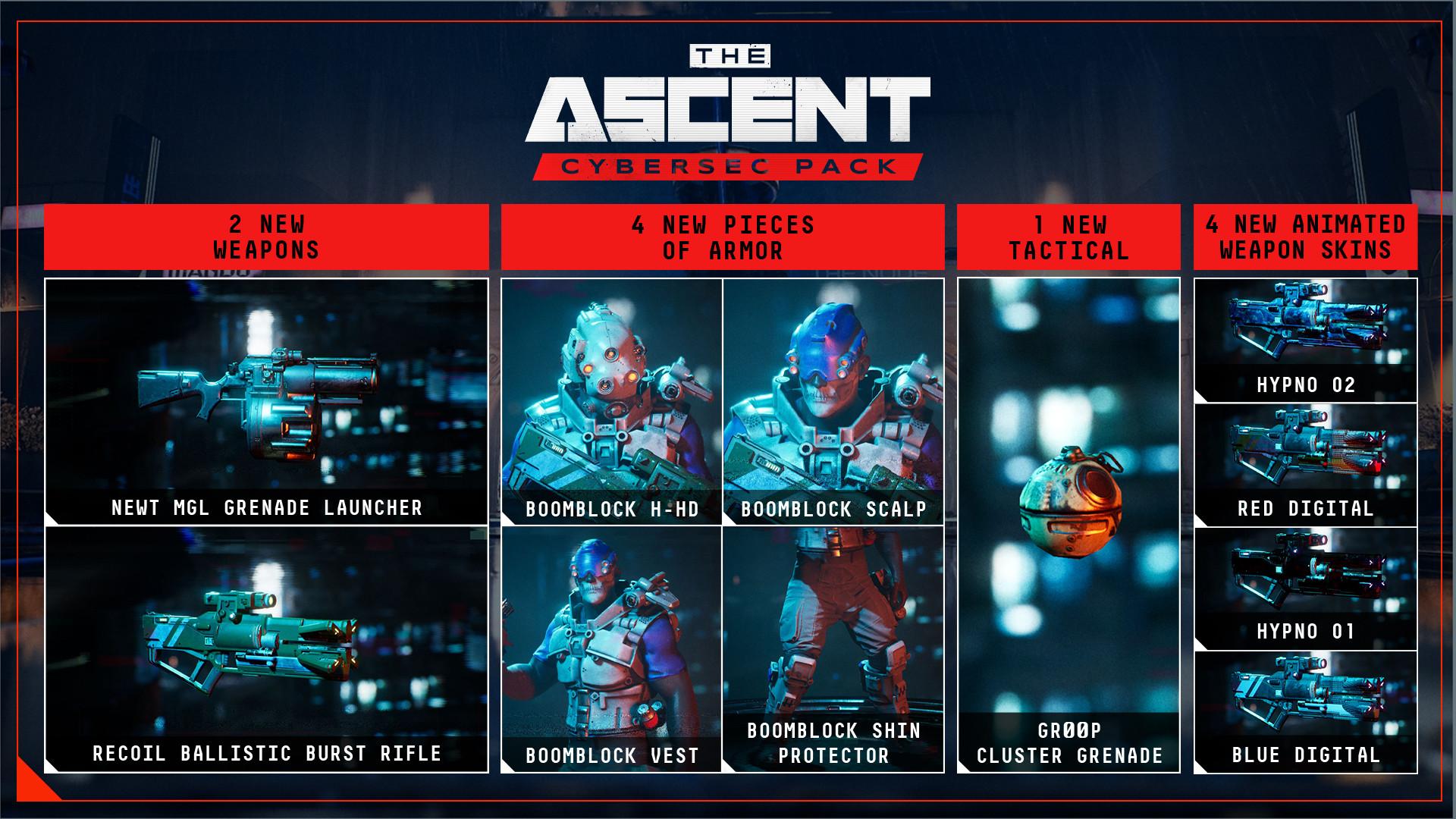 The Ascent - CyberSec Pack DLC اوروبي ستيم كود رقمي