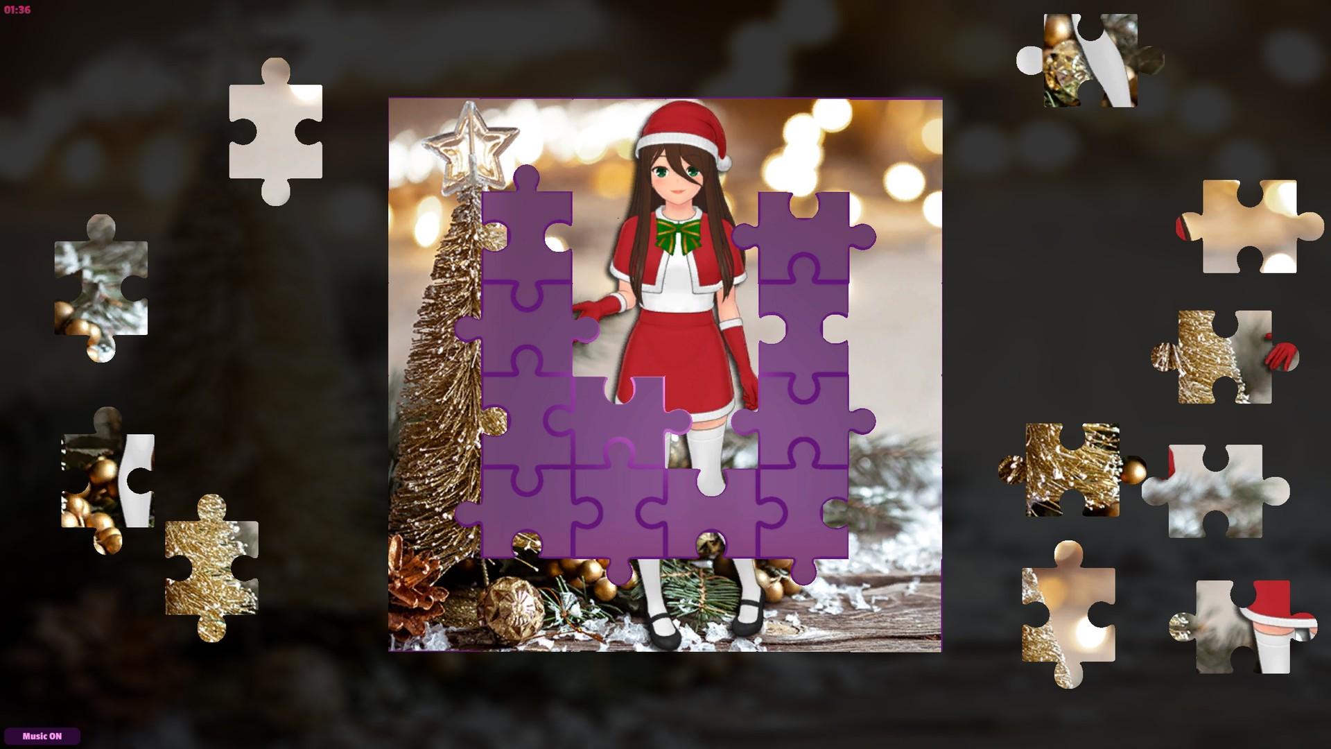 Anime Jigsaw Girls - Christmas ستيم كود رقمي