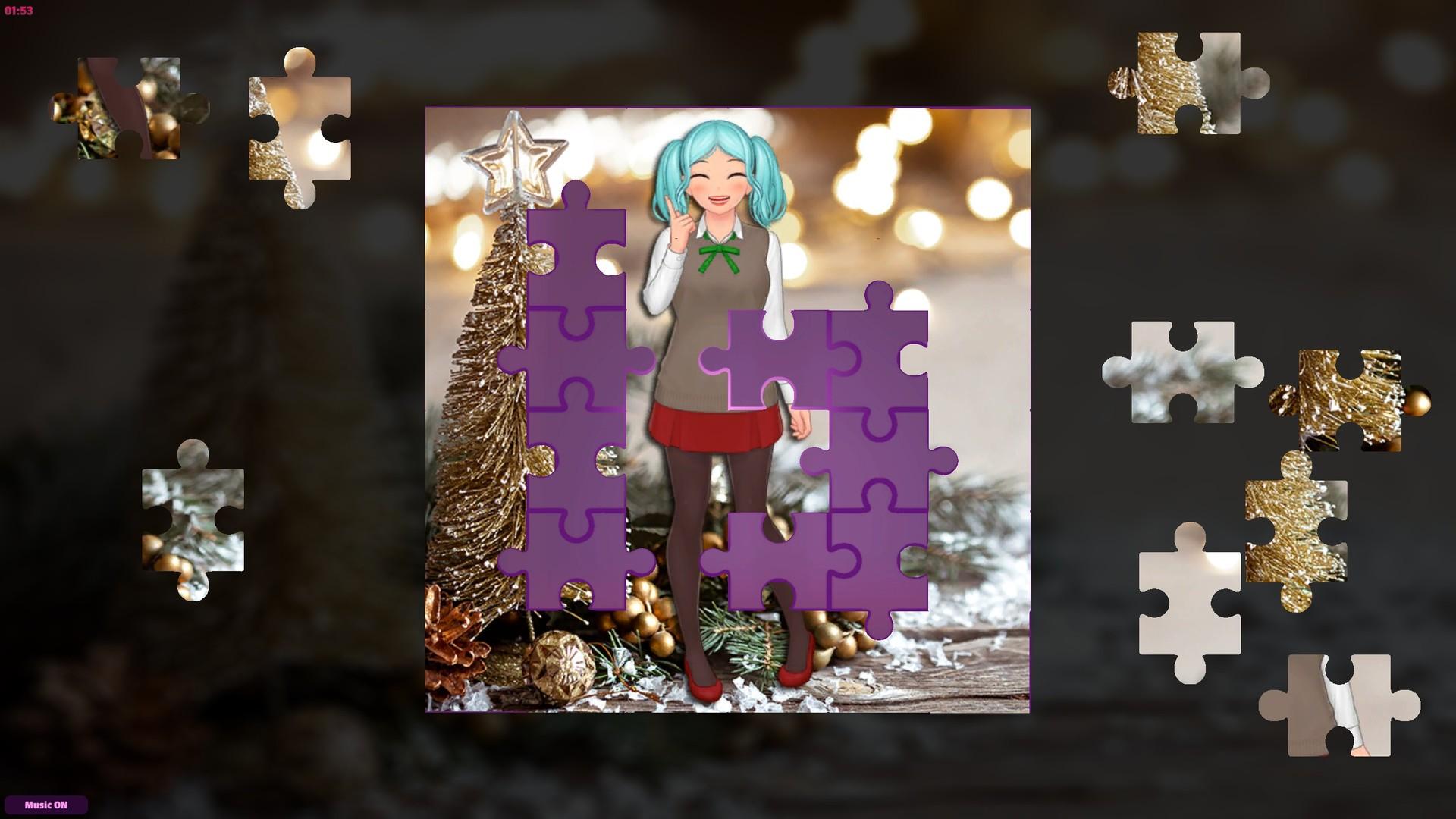 Anime Jigsaw Girls - Christmas ستيم كود رقمي