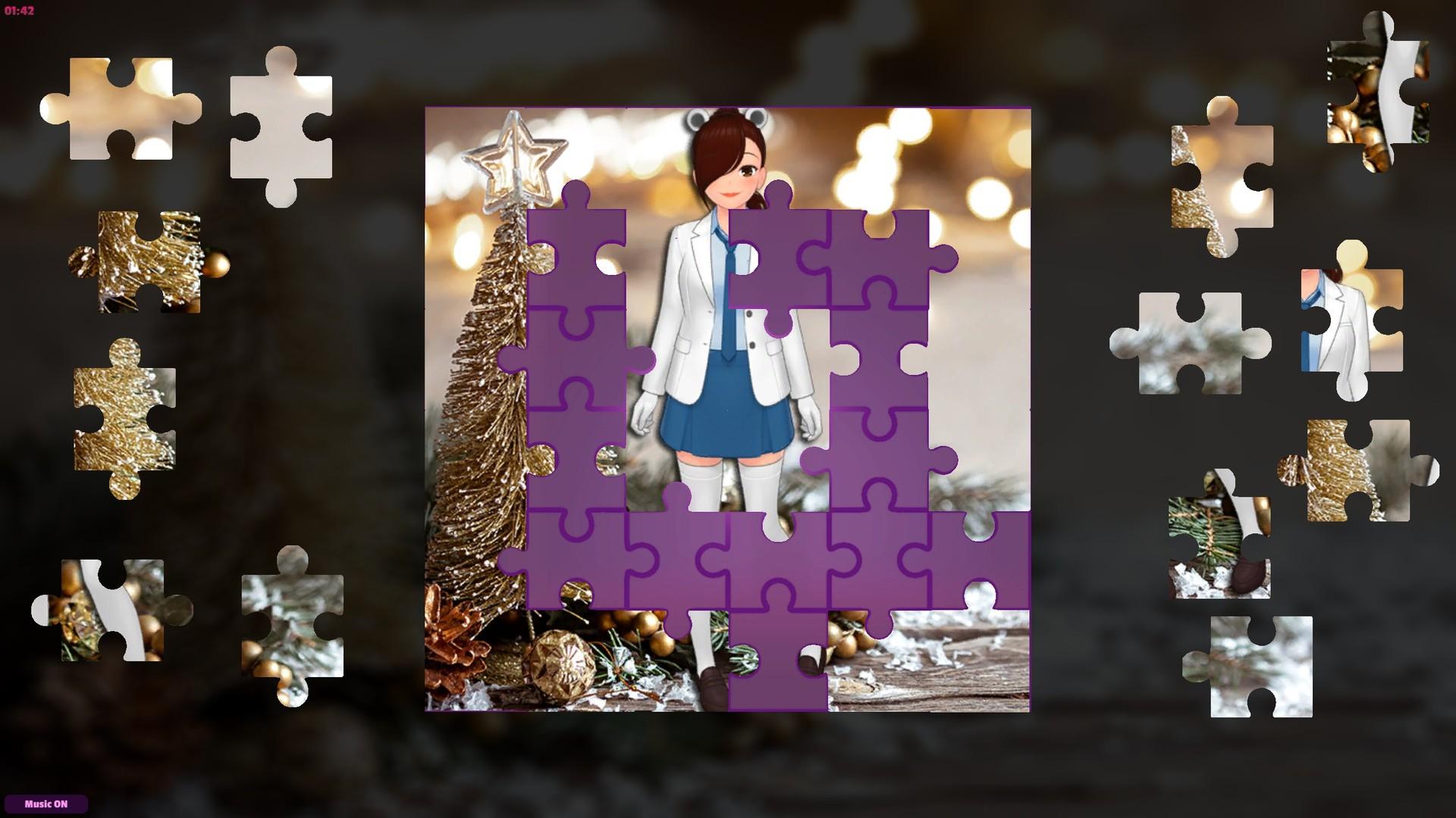 Anime Jigsaw Girls - Christmas ستيم كود رقمي