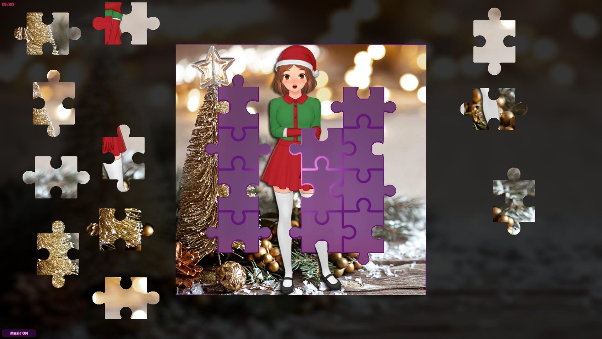 Anime Jigsaw Girls - Christmas ستيم كود رقمي