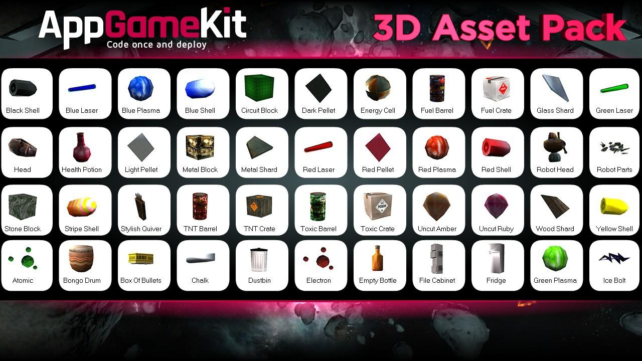 AppGameKit - 3D Asset Pack DLC ستيم كود رقمي