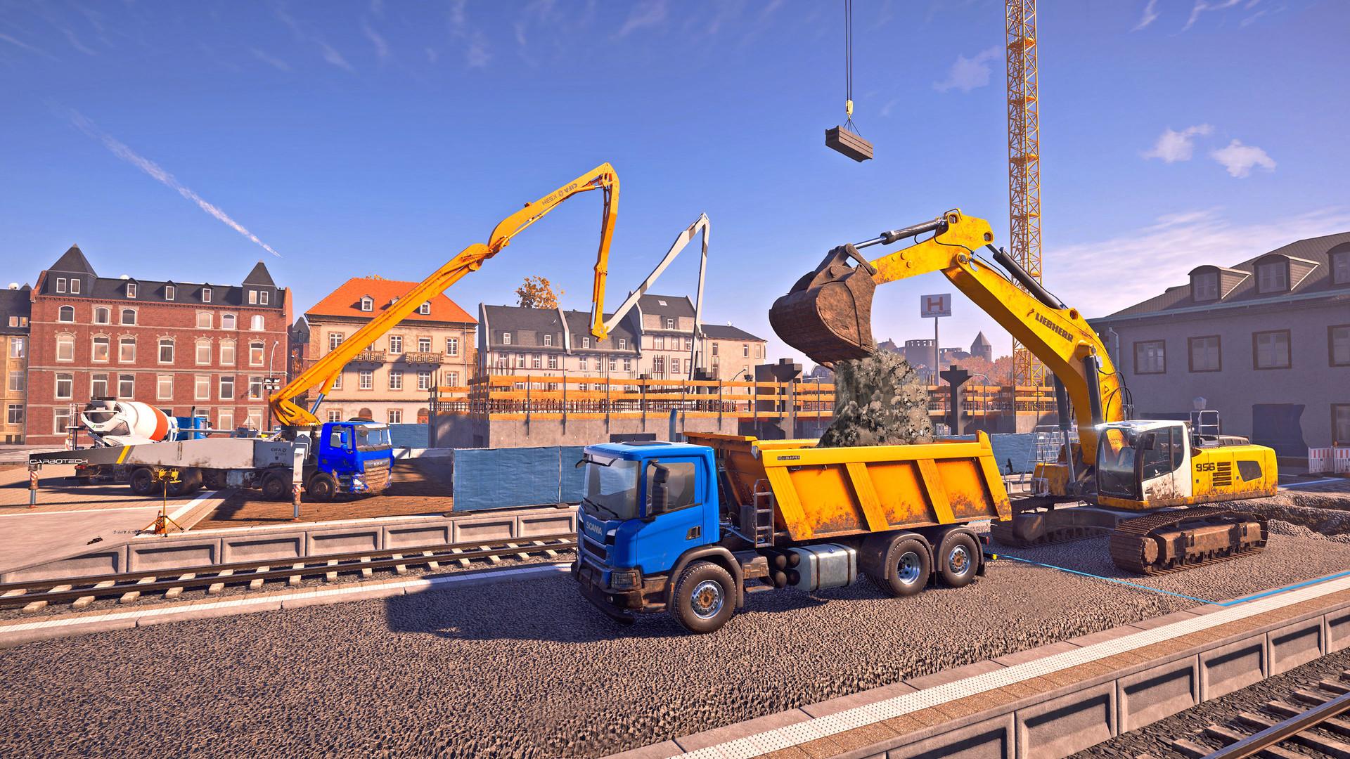 Construction Simulator Extended اصدار اوروبي بي سي ستيم كود رقمي