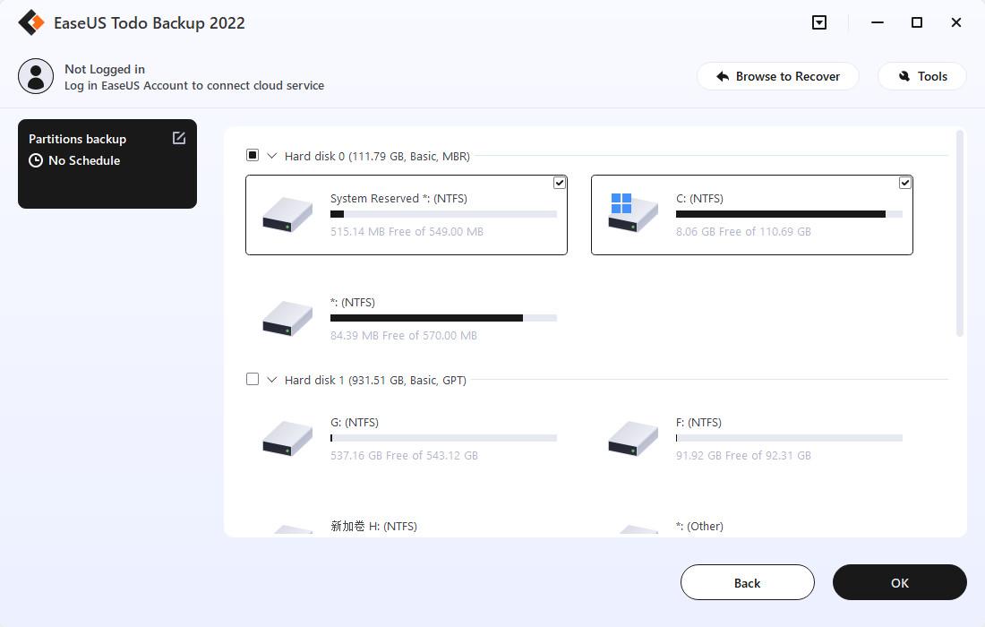 EaseUS Todo Backup Home اصدار 2023 مفتاح (1 سنه / 1 جهاز)
