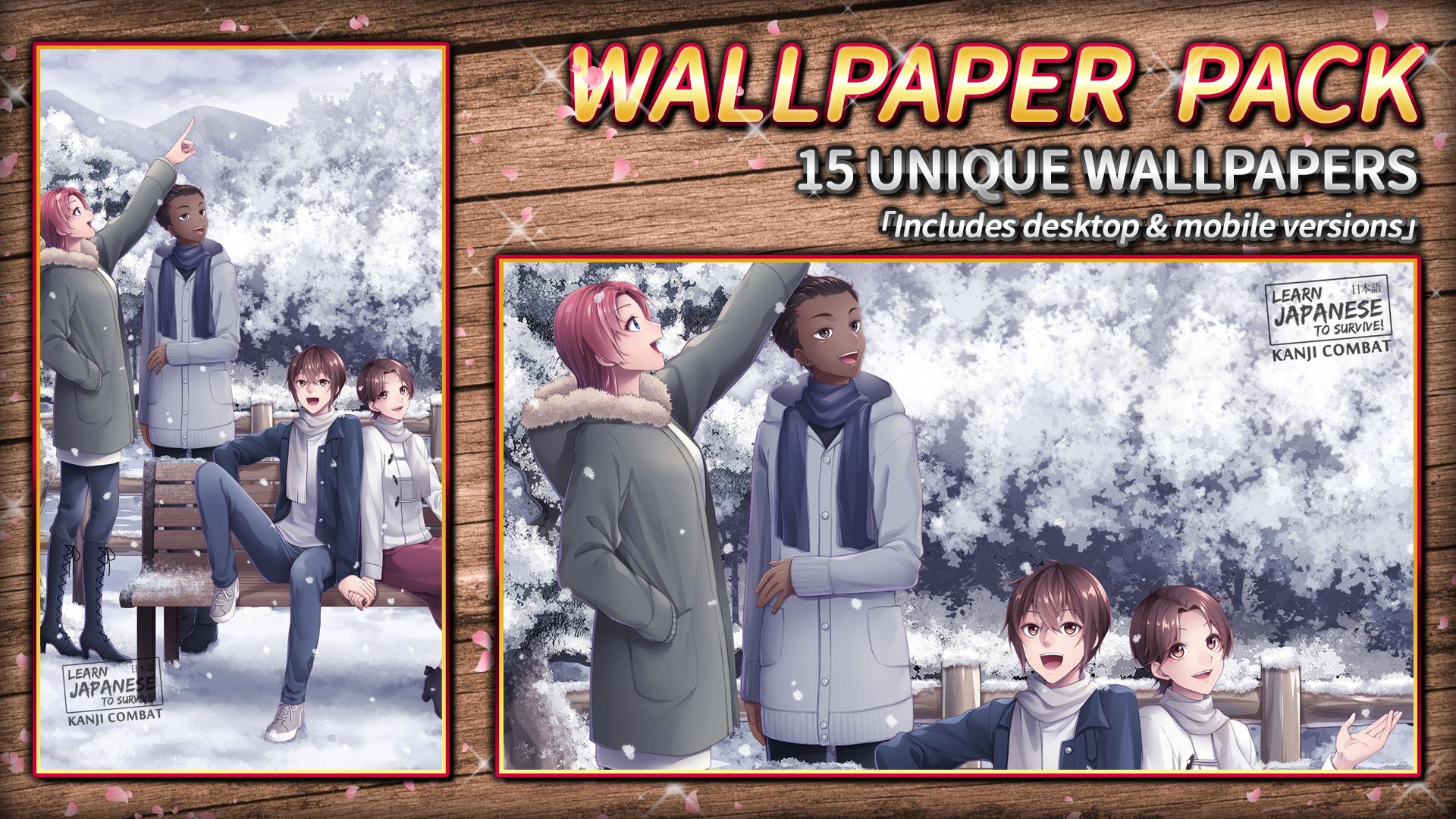 Learn اليابانية To Survive! Kanji Combat - Wallpaper Pack DLC ستيم كود رقمي