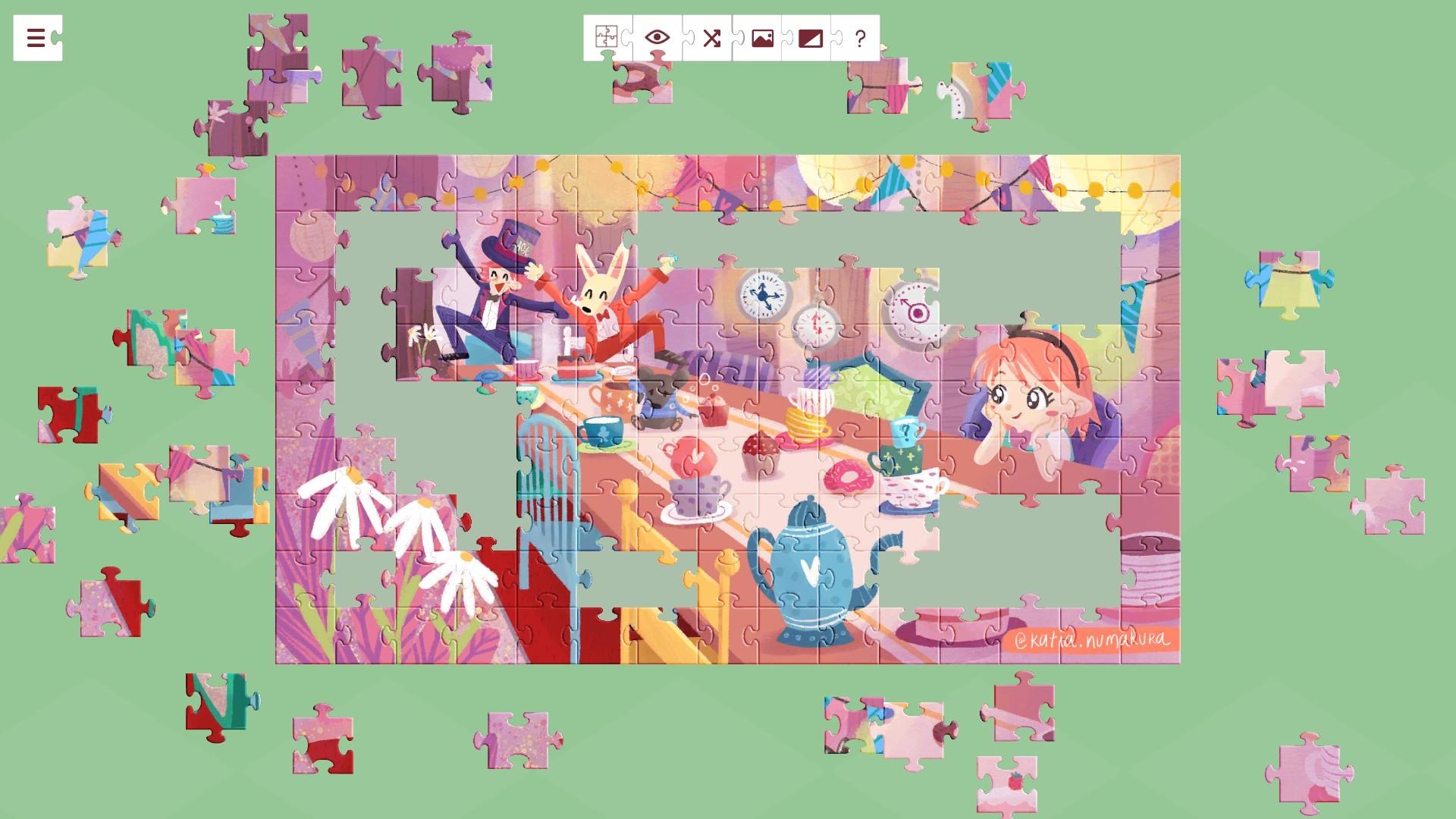 Alice In Wonderland - A Jigsaw Puzzle Tale ستيم كود رقمي