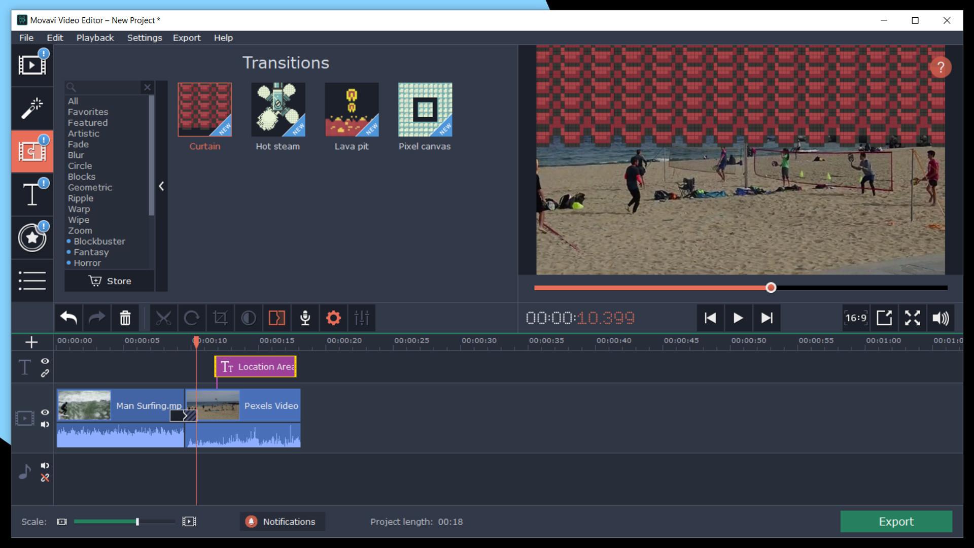 Movavi Video Editor بلس 2020 - Pixel Age Pack DLC ستيم كود رقمي