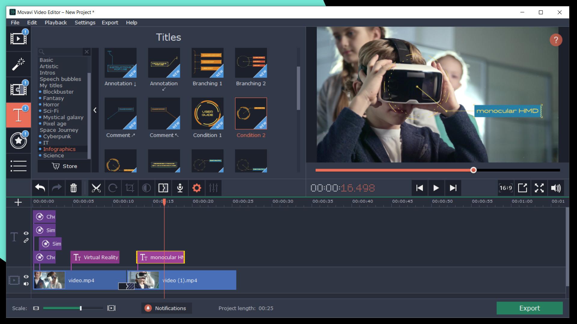 Movavi Video Editor بلس 2020 - Technology Set Effects DLC ستيم كود رقمي