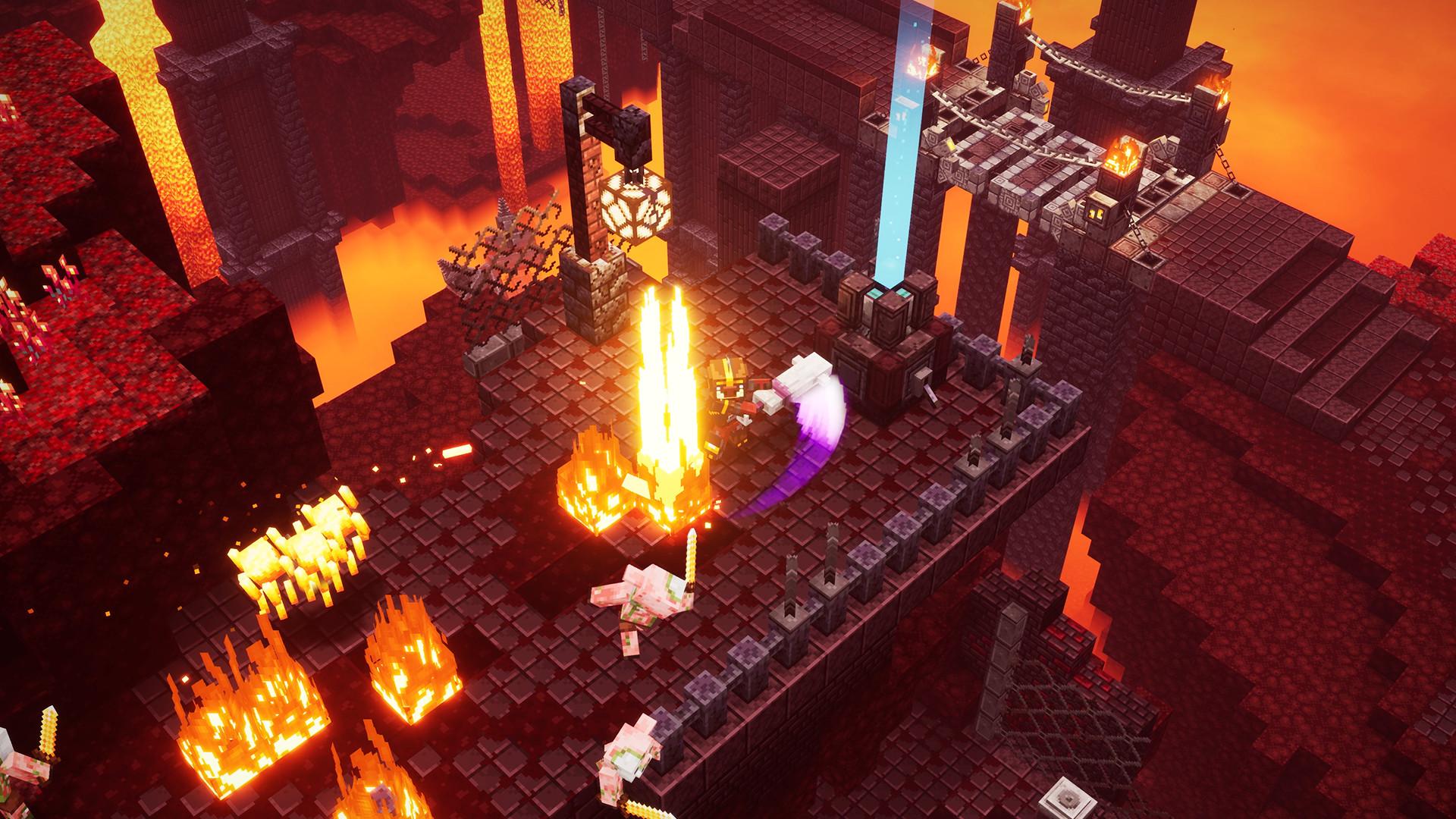 Minecraft Dungeons - Flames Of The Nether DLC بي سي كود رقمي