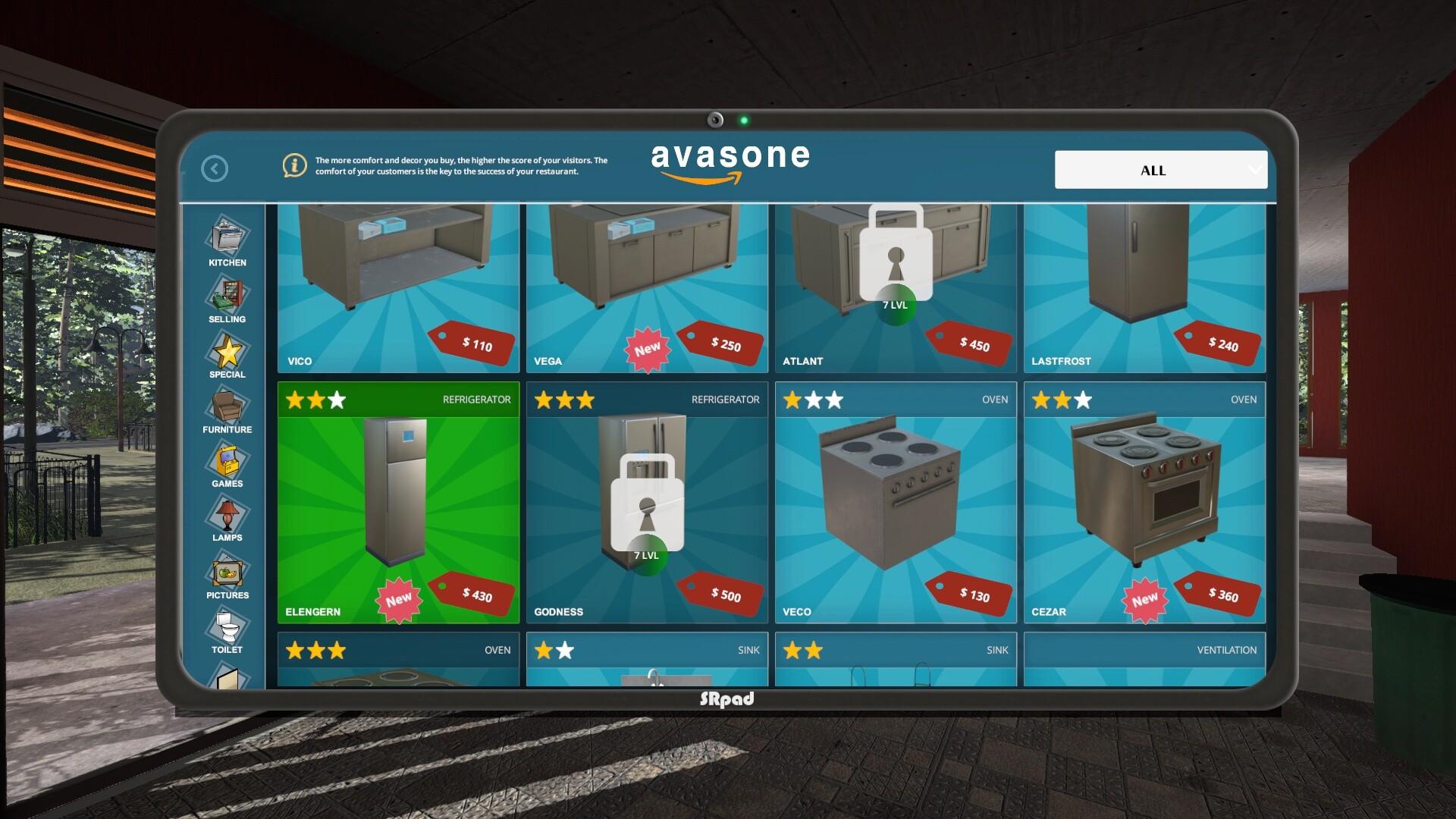 Cafe Owner Simulator بي سي ايبك قيمز حساب