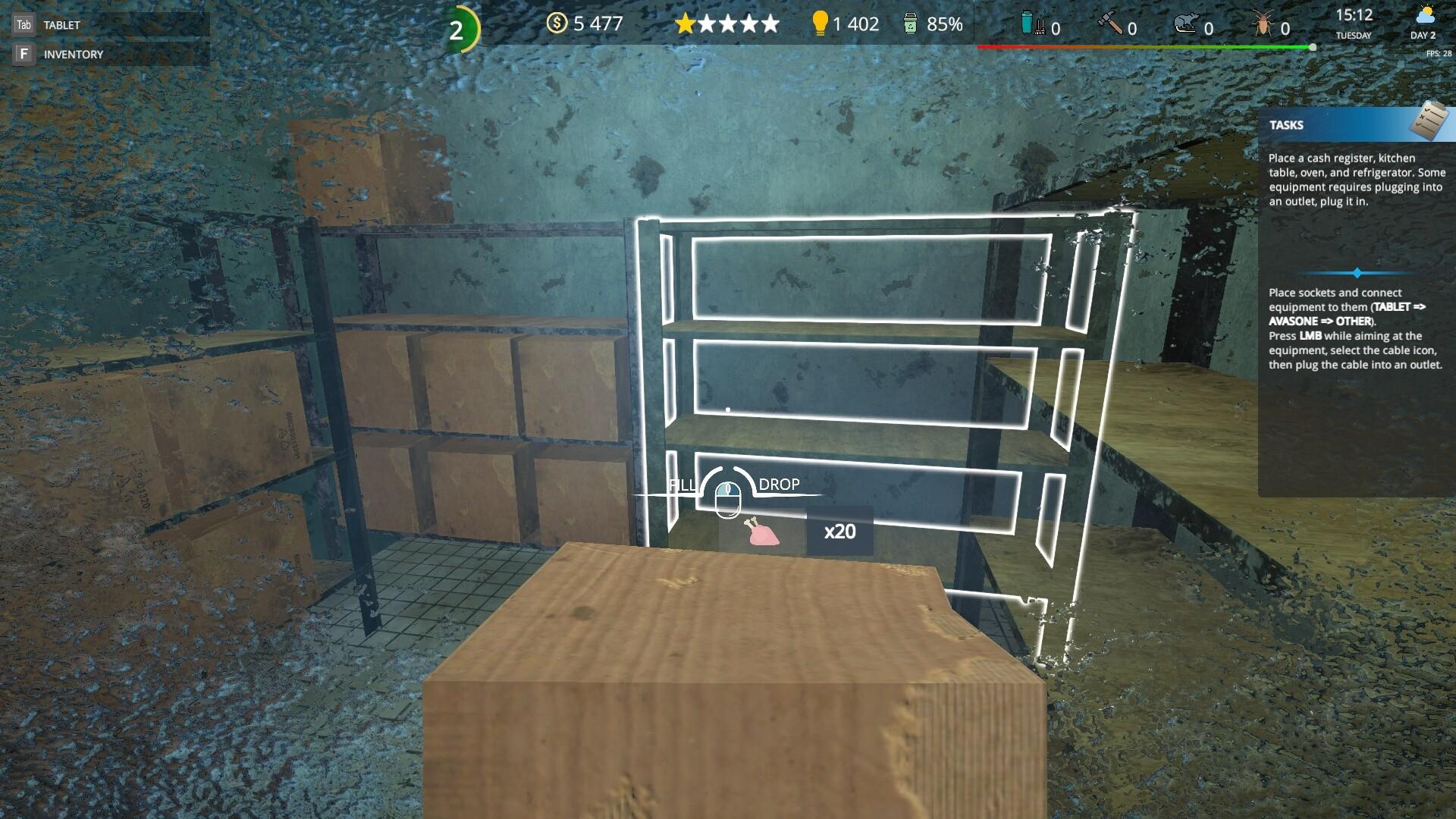 Cafe Owner Simulator بي سي ايبك قيمز حساب