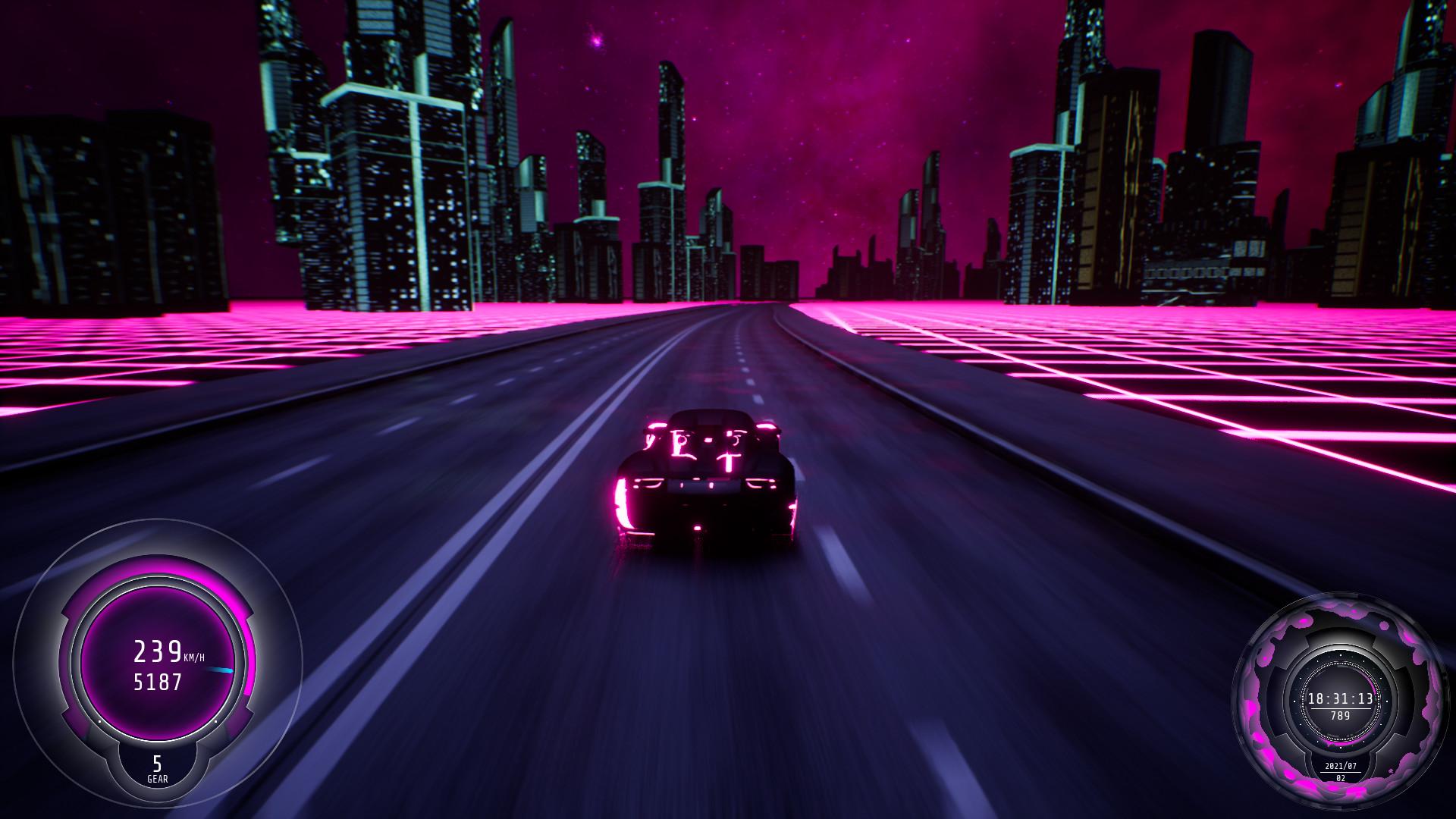 Synthwave Burnout ستيم كود رقمي