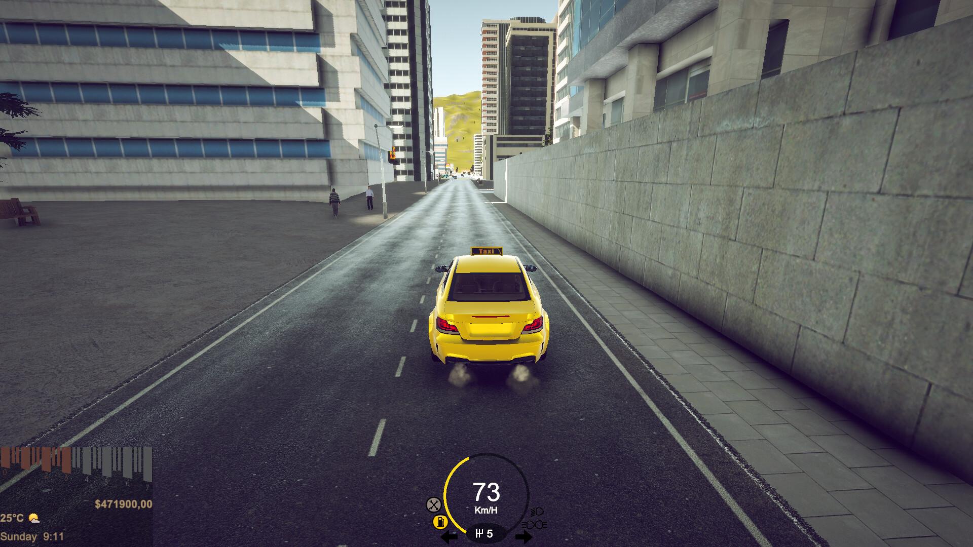Onefold Taxi Simulator ستيم كود رقمي