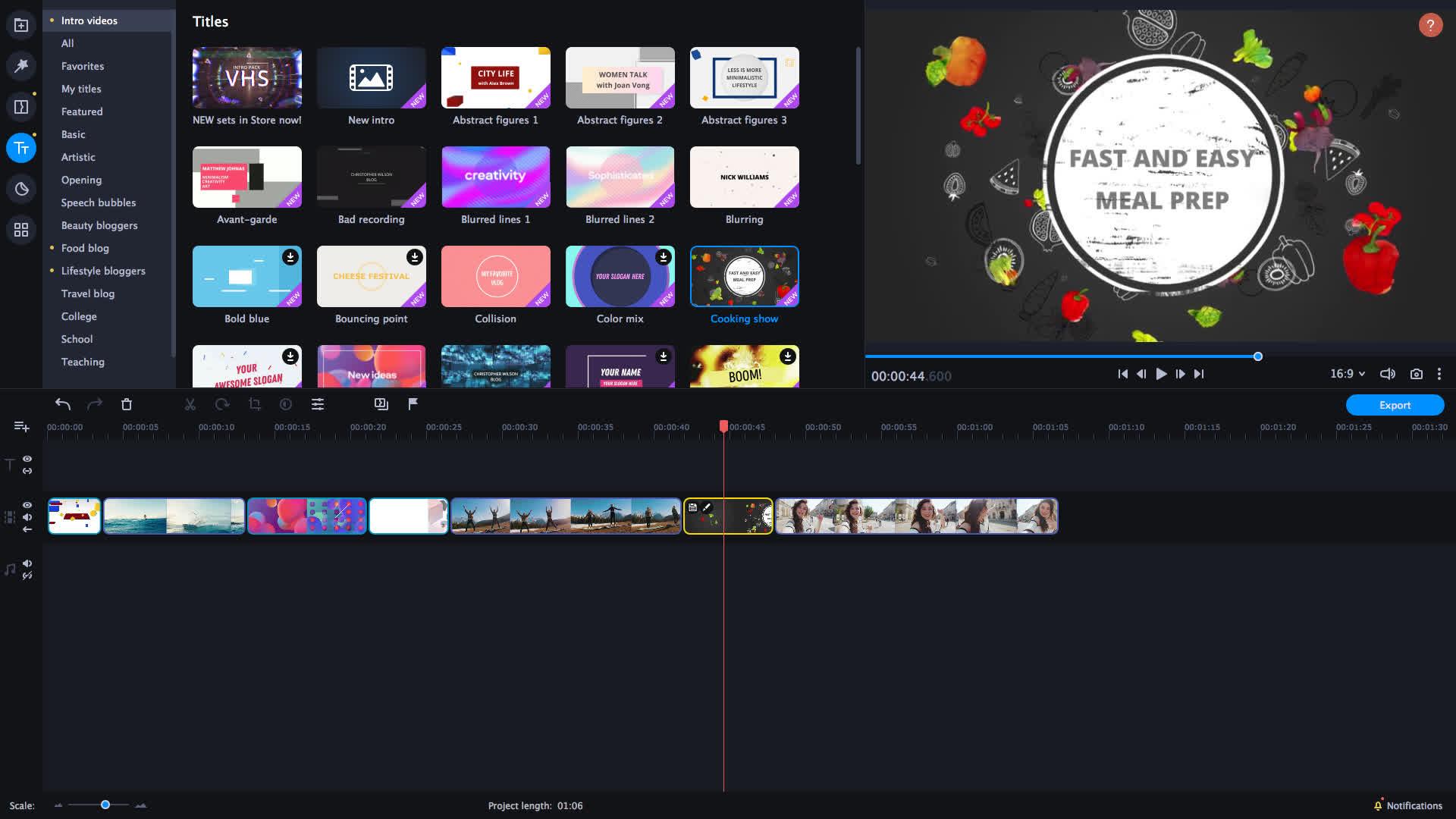 Movavi Video Editor بلس 2021 Effects - Trendy Intro Set ستيم كود رقمي