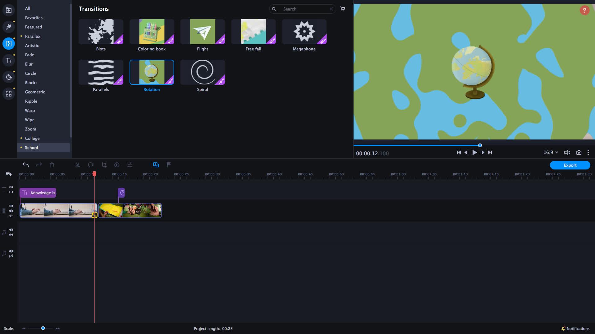 Movavi Video Editor بلس 2021 Effects - Education Set ستيم كود رقمي