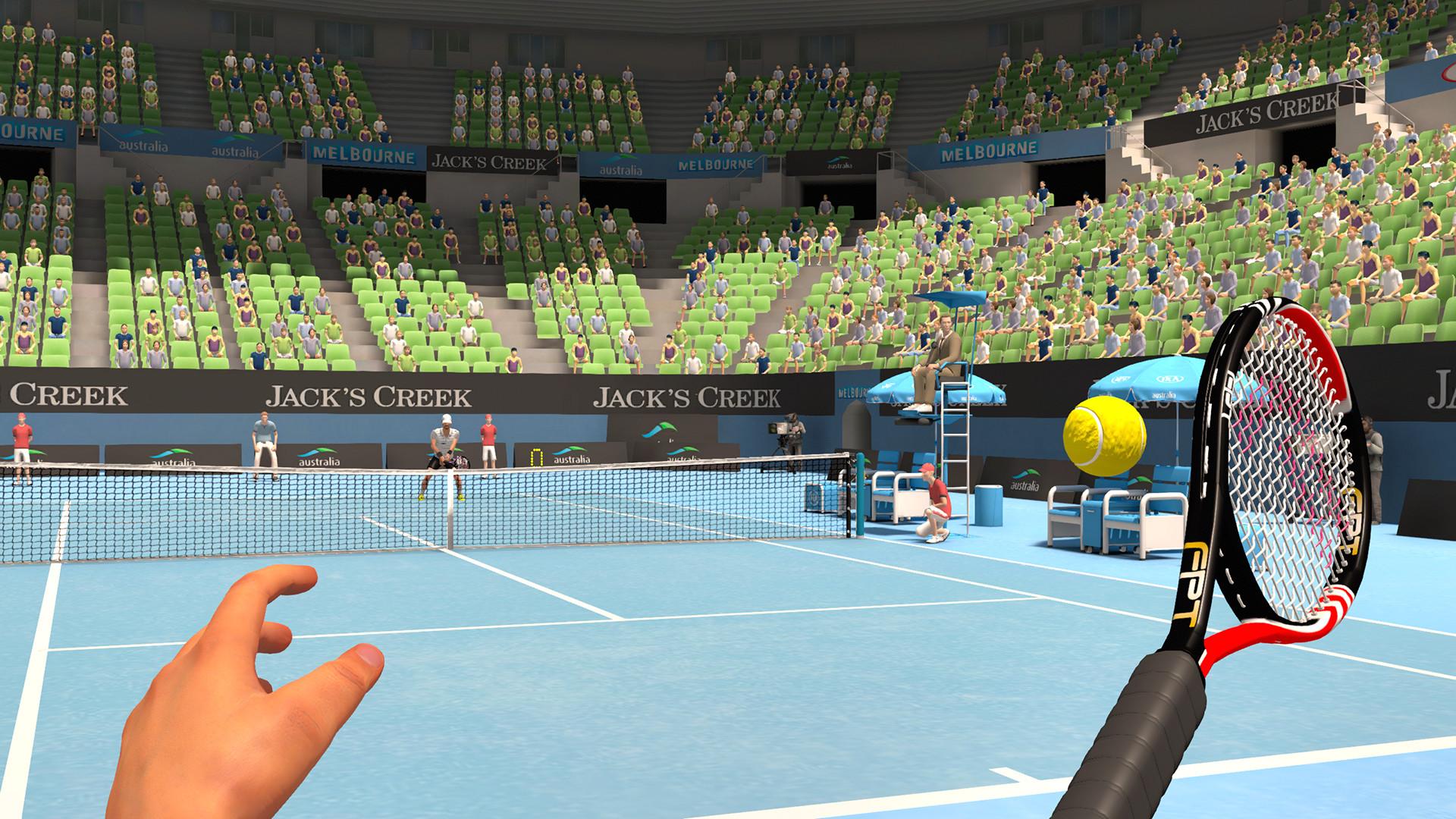 First Person Tennis - The Real Tennis Simulator اوروبي V2 رابط هديه ستيم