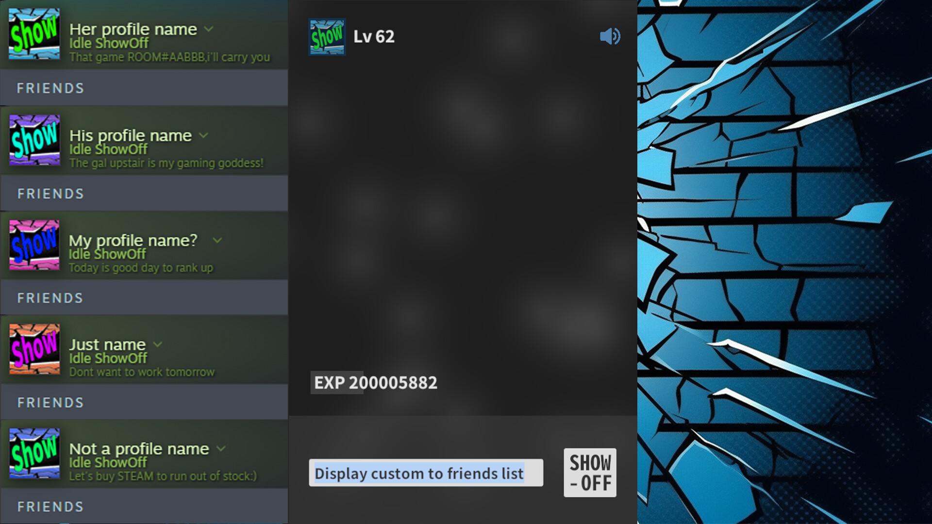 Idle Showoff ستيم كود رقمي