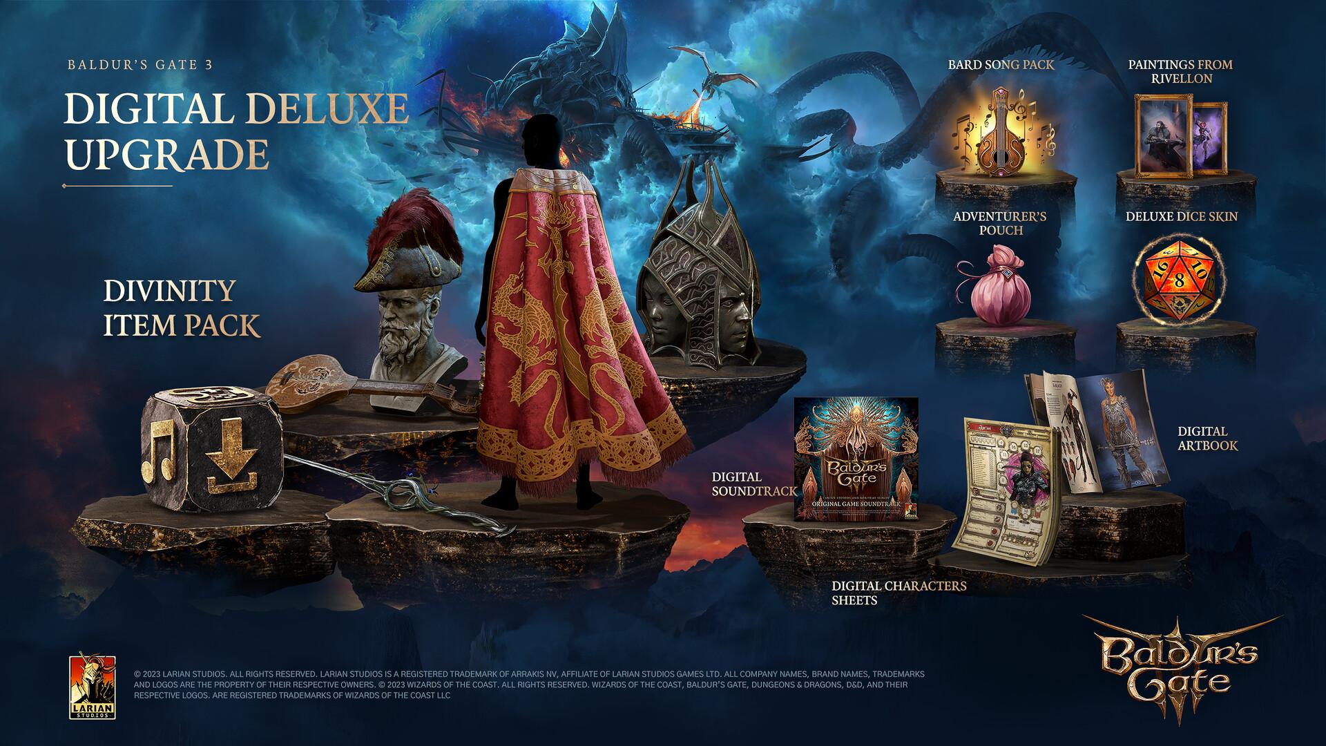 Baldur'S Gate 3 اصدار نسخة الديلوكس EG إكس بوكس سيريس X|S كود رقمي
