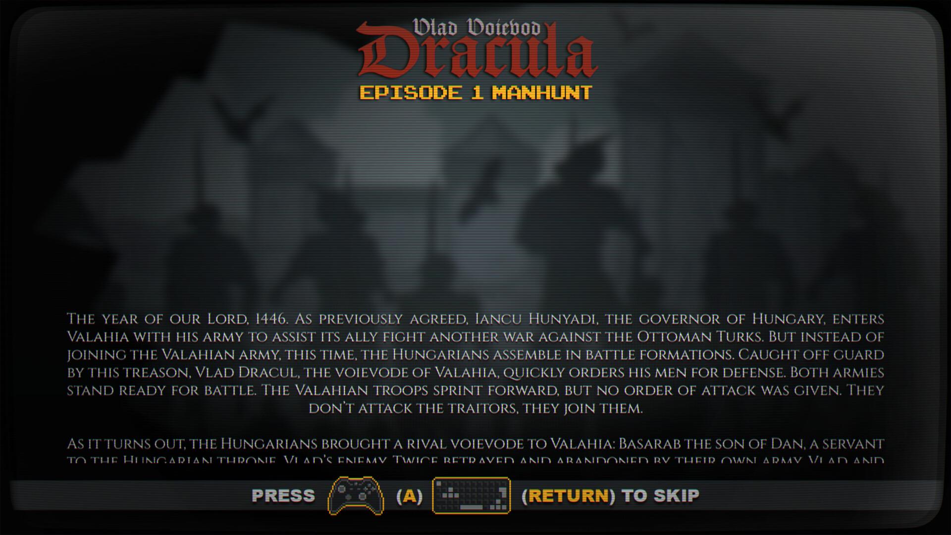 Vlad Voievod Dracula. Episode 1 Manhunt ستيم كود رقمي