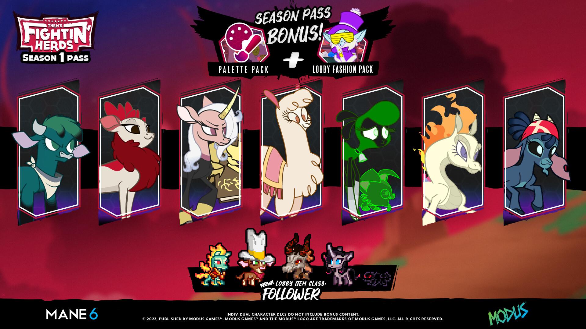 Them'S Fightin' Herds - Season 1 Pass DLC ستيم كود رقمي