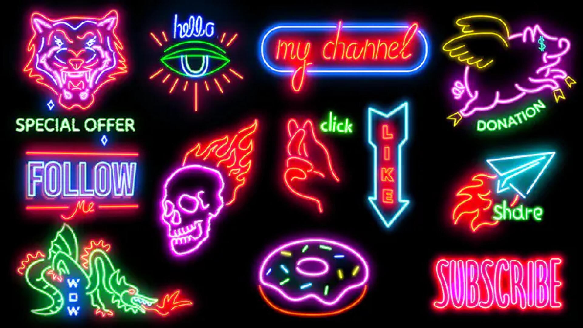 Movavi Video Editor 2024 - Neon Vlog Pack DLC ستيم كود رقمي