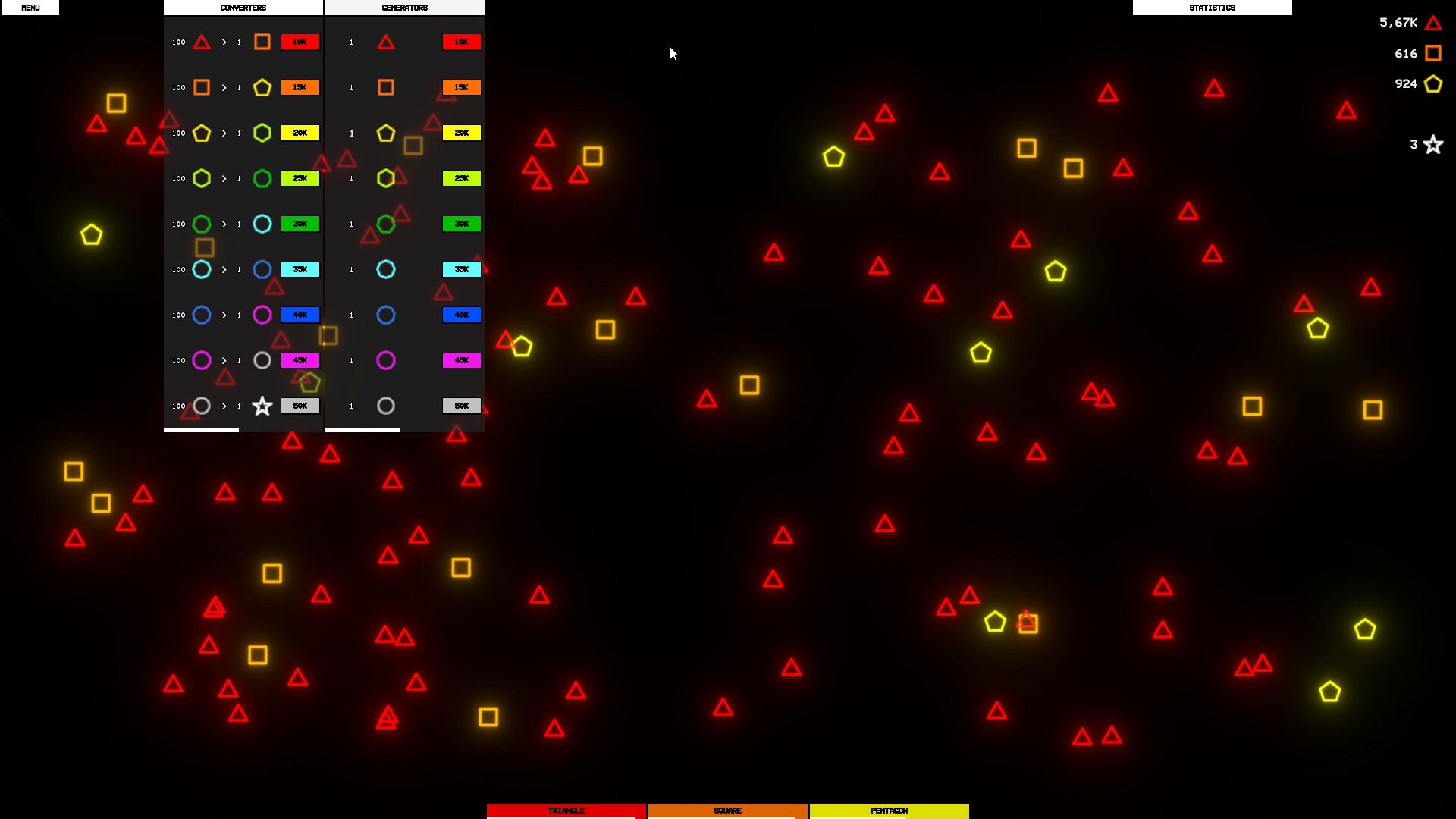 Idle Shapes ستيم كود رقمي