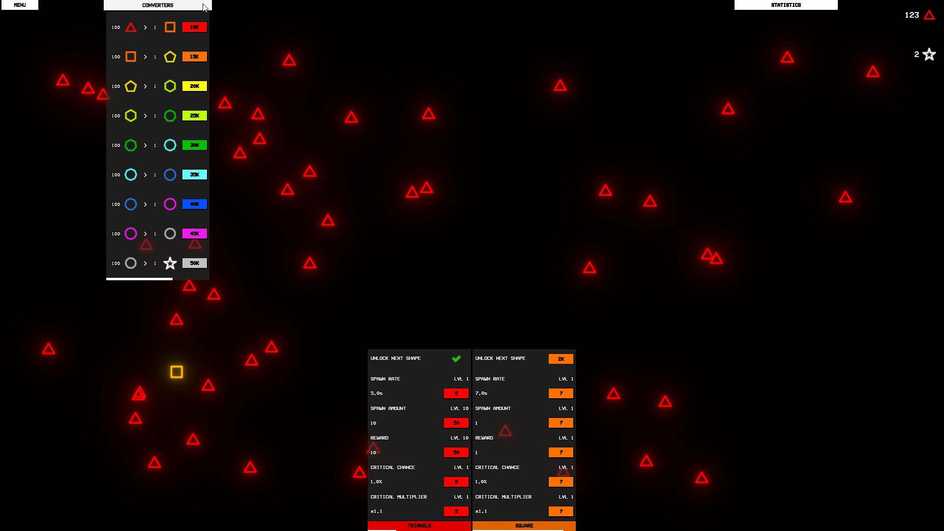 Idle Shapes ستيم كود رقمي