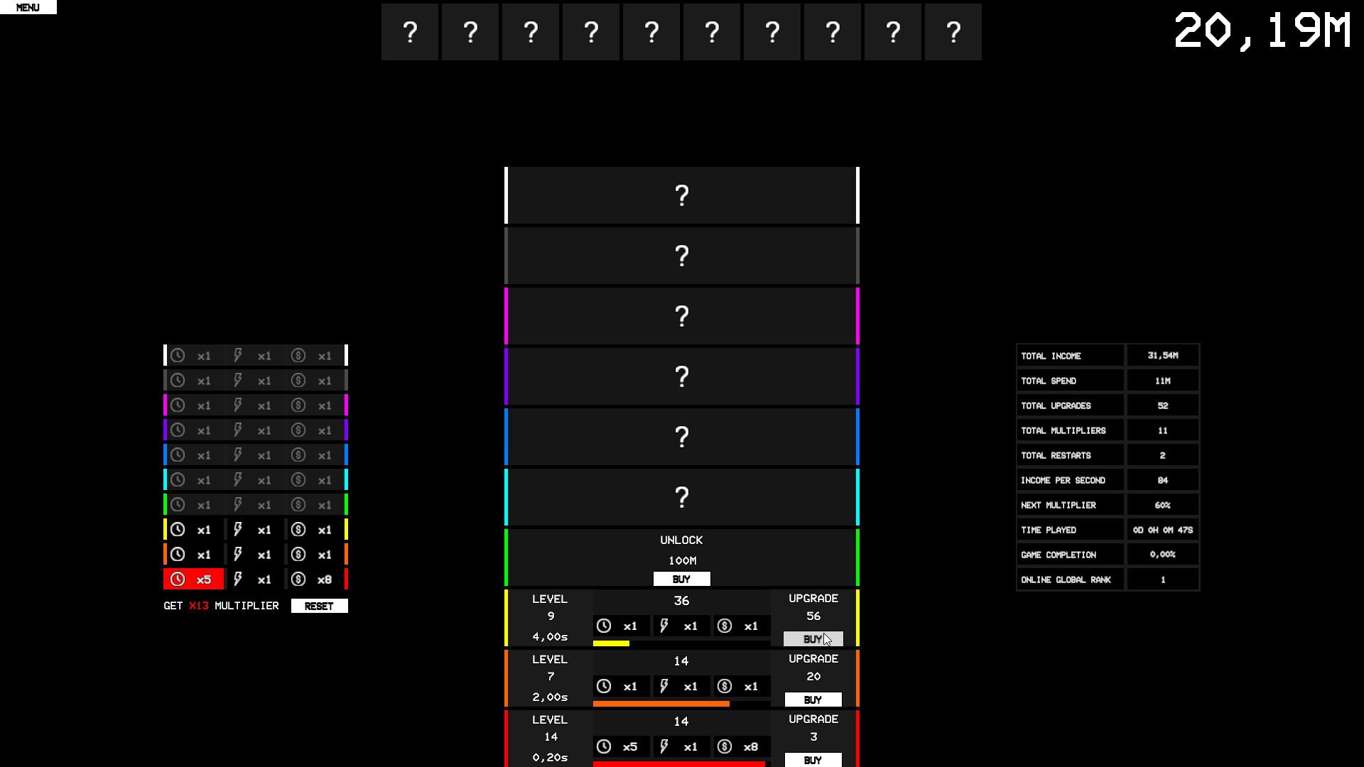 Idle Game X100 ستيم كود رقمي