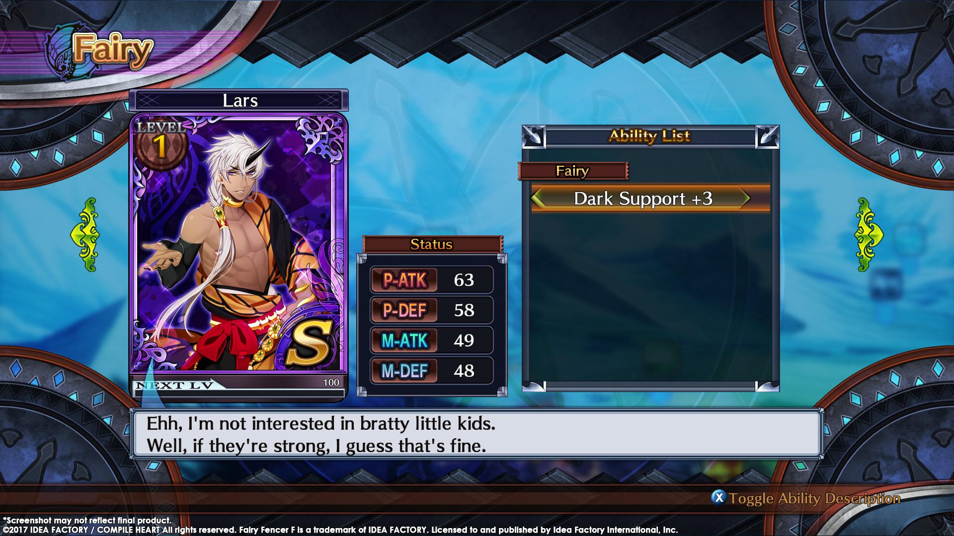 Fairy Fencer F: ADF - Fairy Set 3: Lars And Foxer DLC ستيم كود رقمي