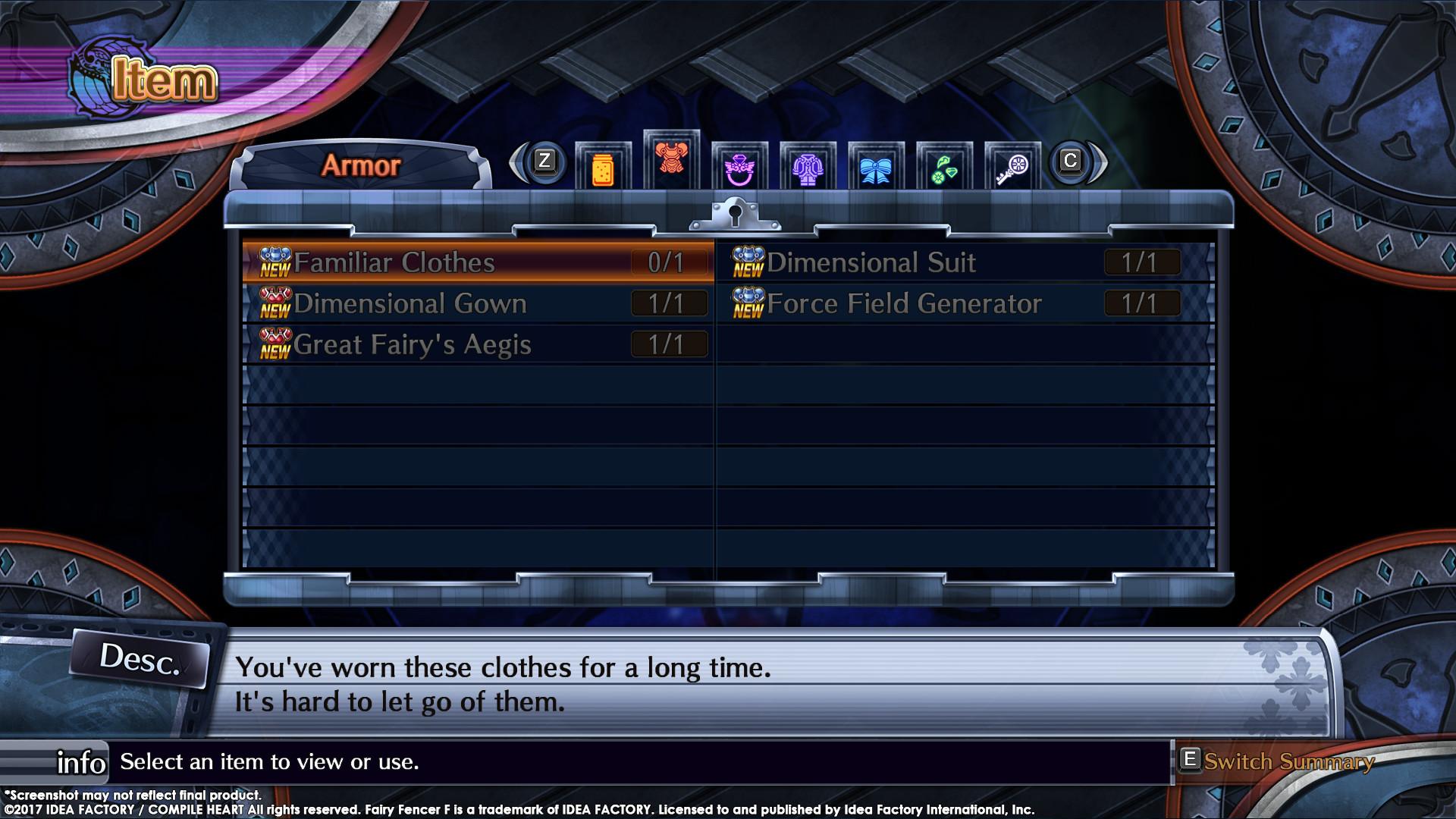 Fairy Fencer F: ADF - Veteran Fencer Armor Set DLC ستيم كود رقمي