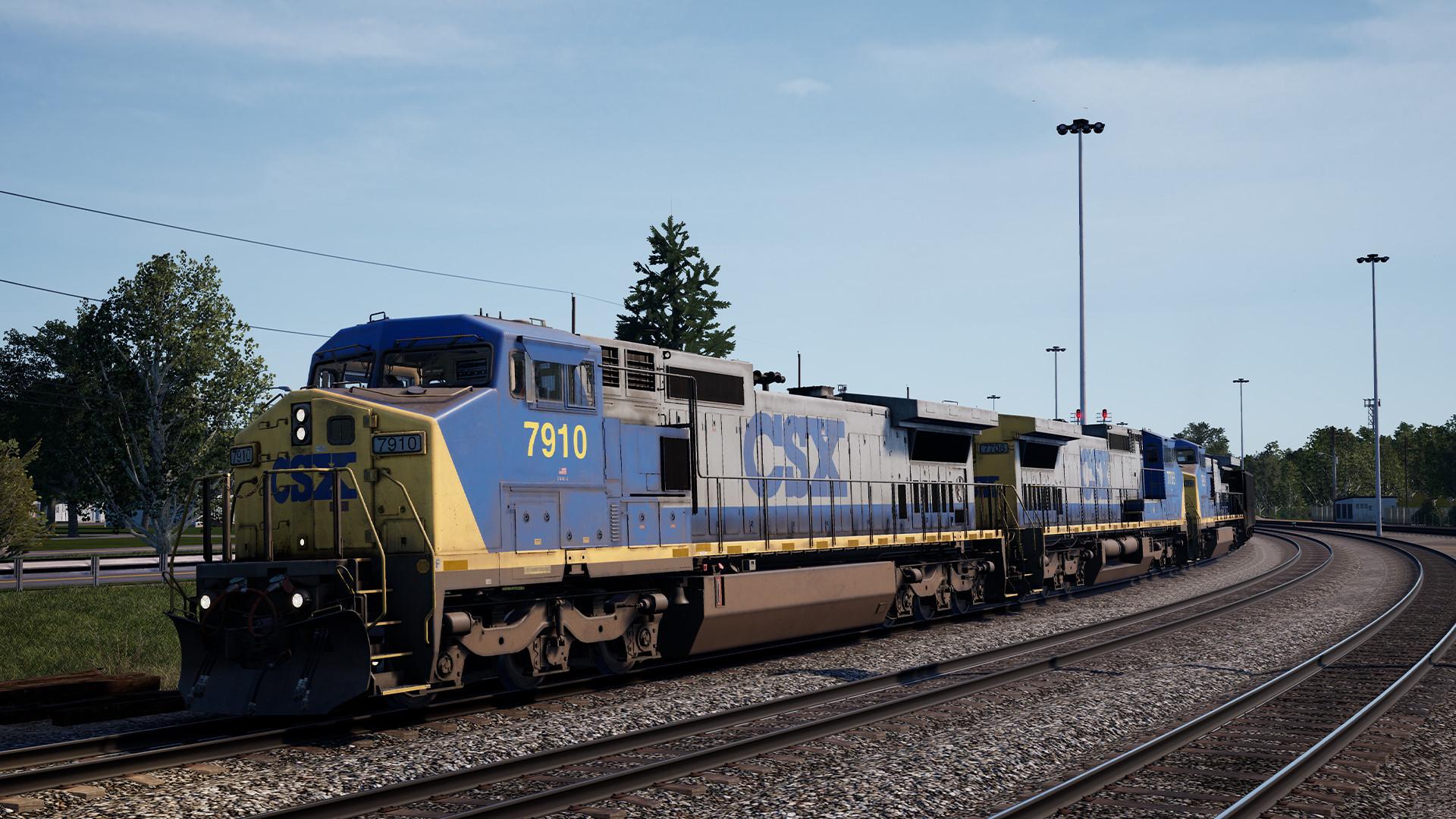 Train Sim World 2 - CSX C40-8W Loco Add-On DLC ستيم كود رقمي