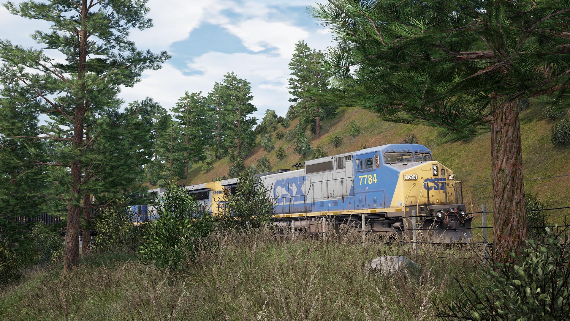 Train Sim World 2 - CSX C40-8W Loco Add-On DLC ستيم كود رقمي