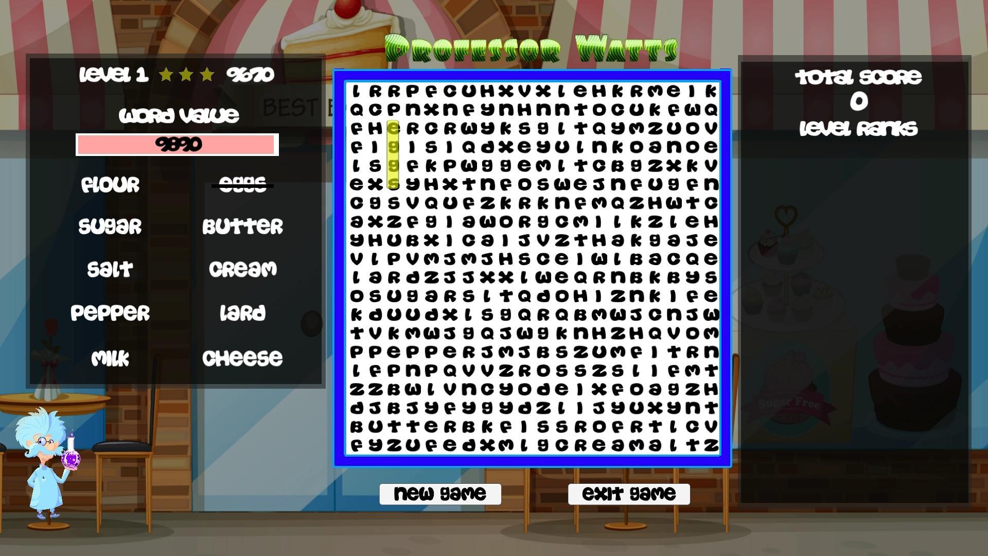 Professor Watts Word Search: Yummy Foods ستيم كود رقمي