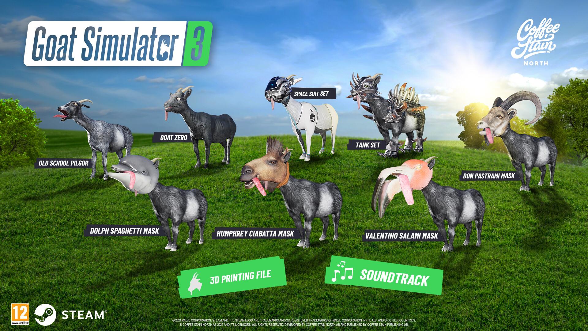 Goat Simulator 3: Digital Downgrade اصدار رابط هديه ستيم