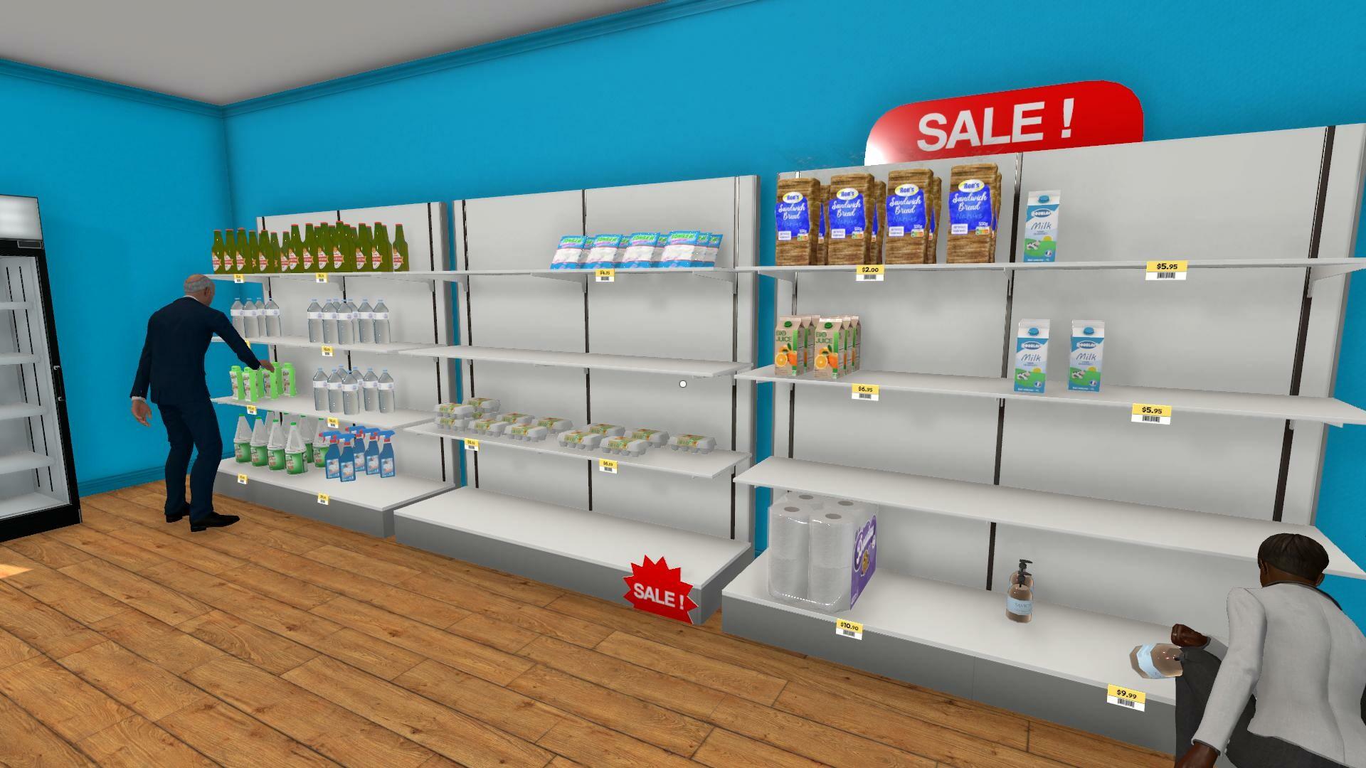 Supermarket Simulator ستيم حساب
