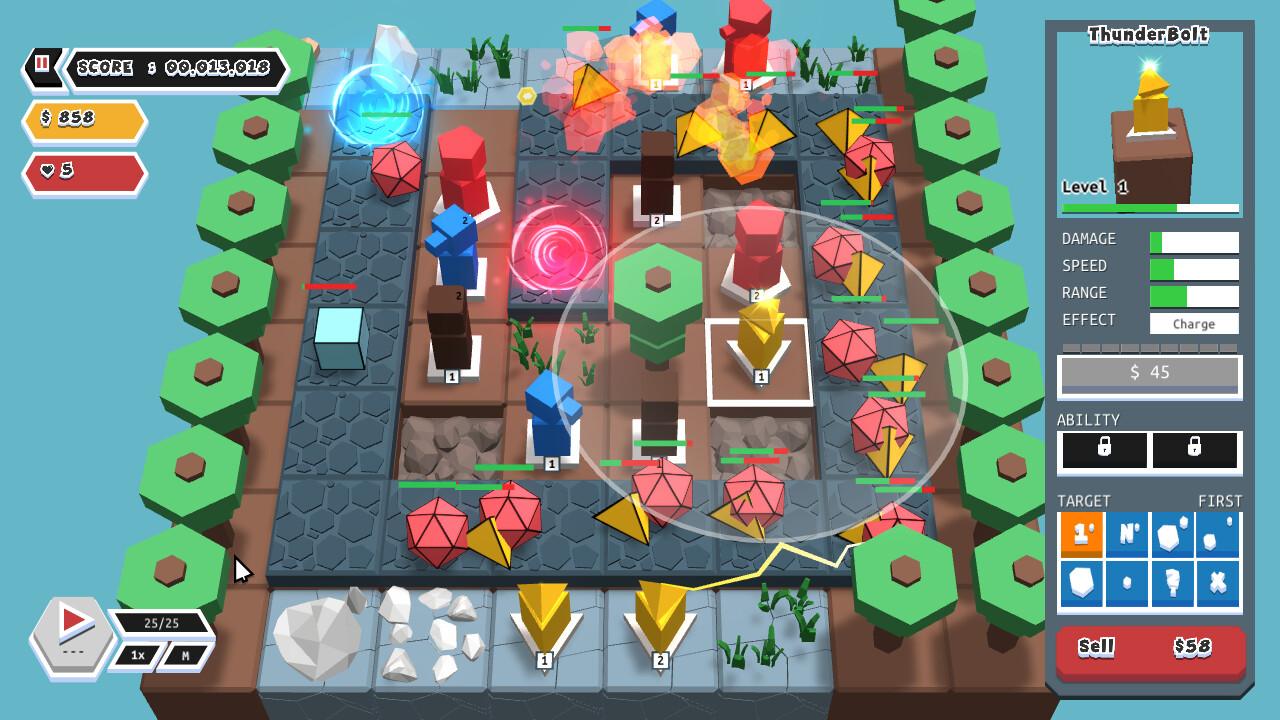 Polygons Tower Defense ستيم كود رقمي