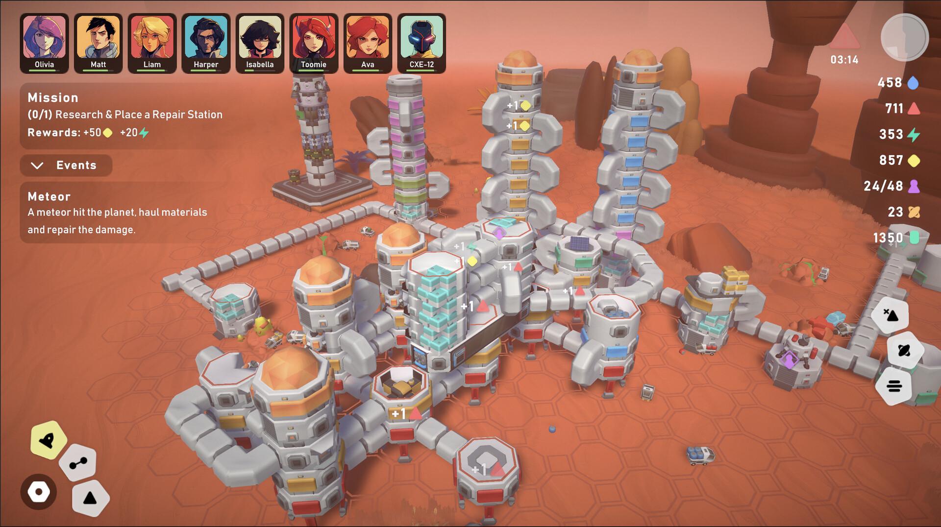 Stellar Settlers: Space Base Builder ستيم كود رقمي