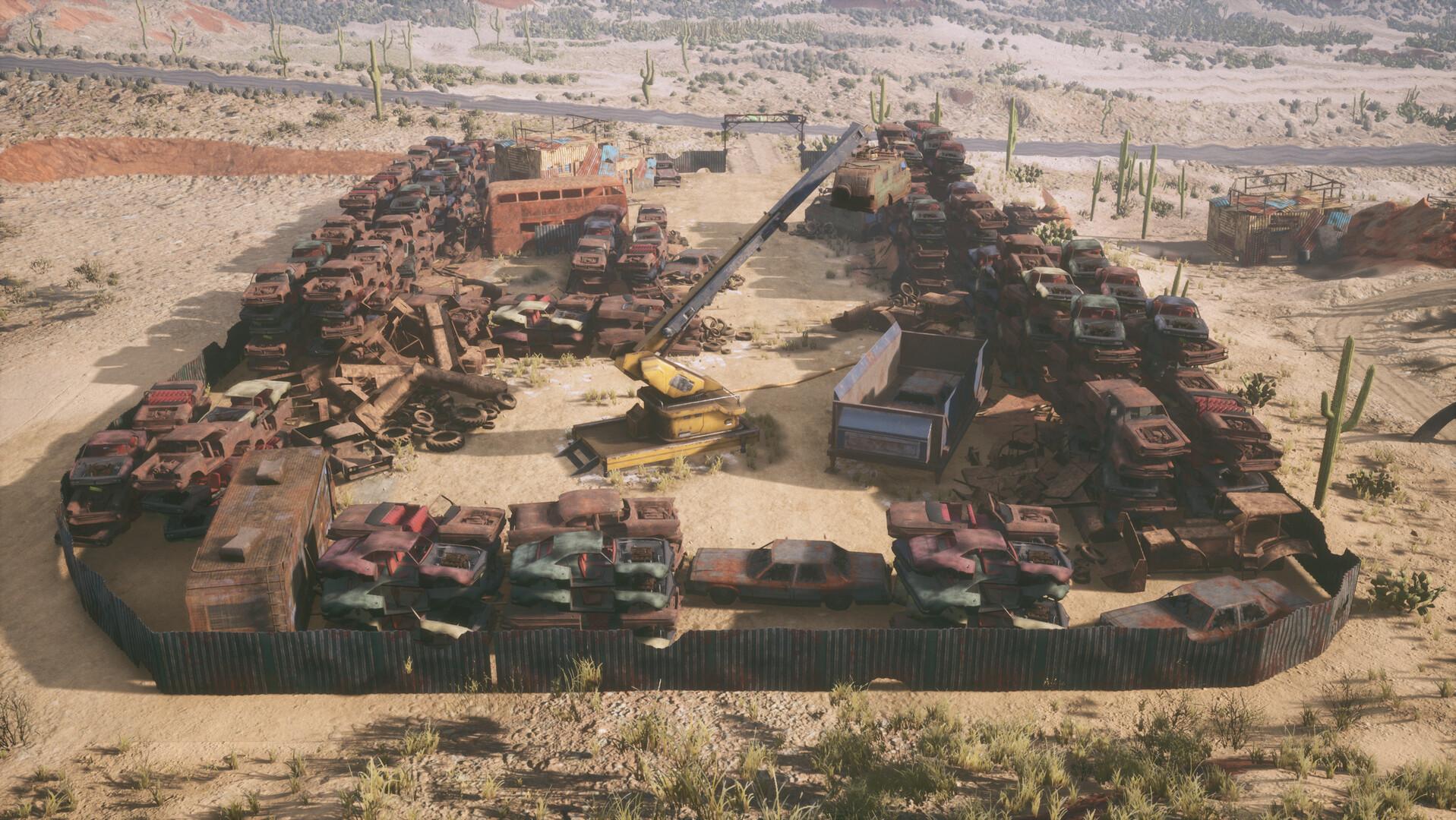 Gas Station Simulator - Car Junkyard DLC اوروبي بي سي ستيم كود رقمي