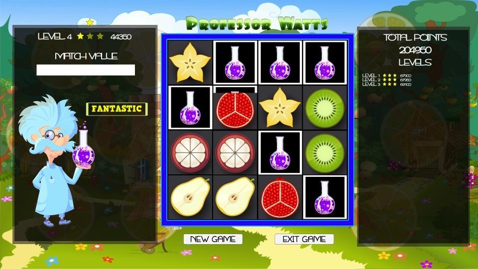 Professor Watts Memory Match Fresh Fruit بي سي ستيم كود رقمي