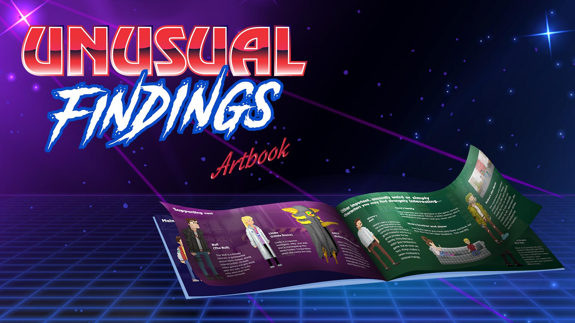 Unusual Findings - Digital Artbook DLC بي سي ستيم كود رقمي