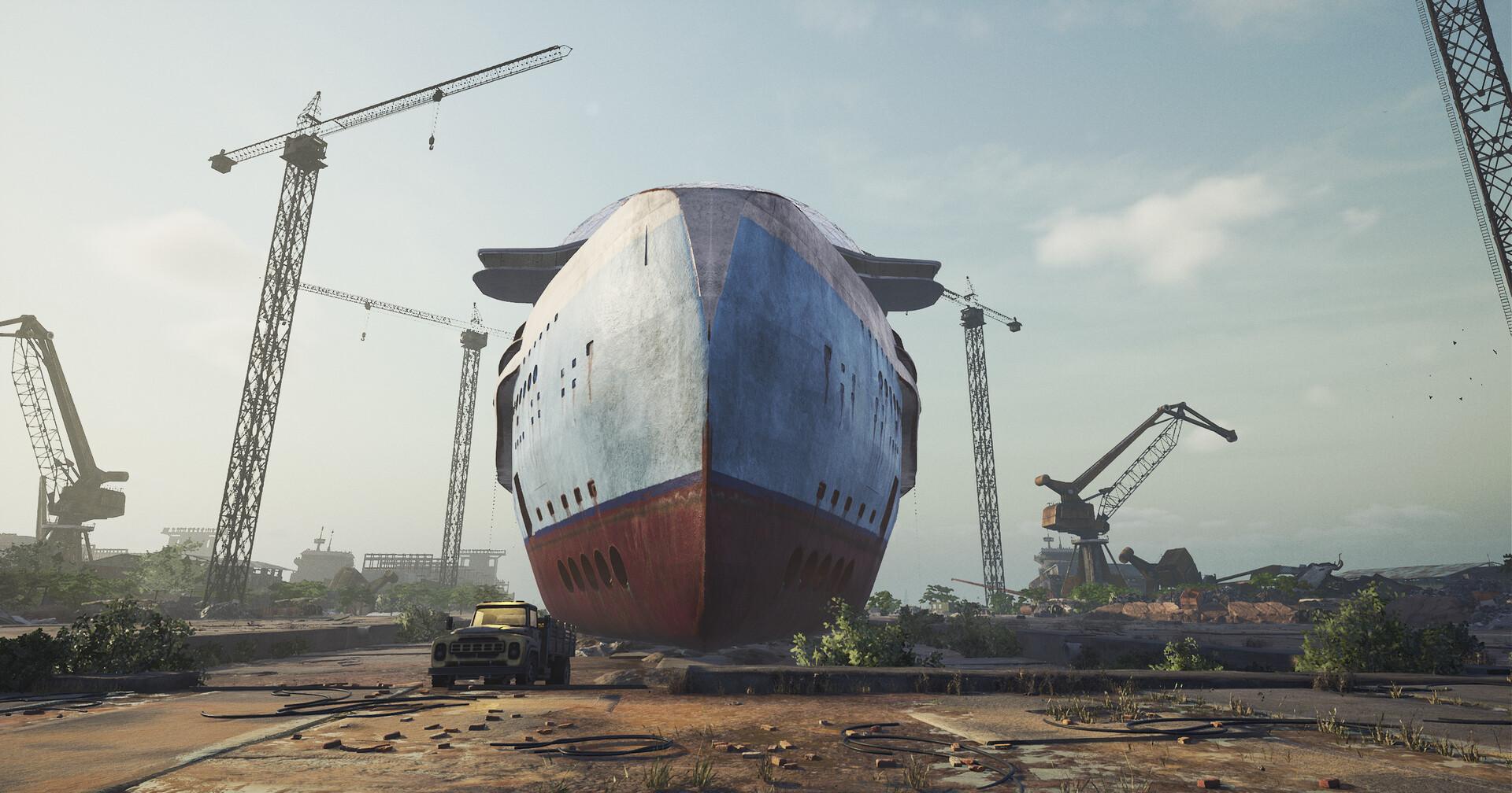 Ship Graveyard Simulator 2 - Floating Cities DLC بي سي ستيم كود رقمي