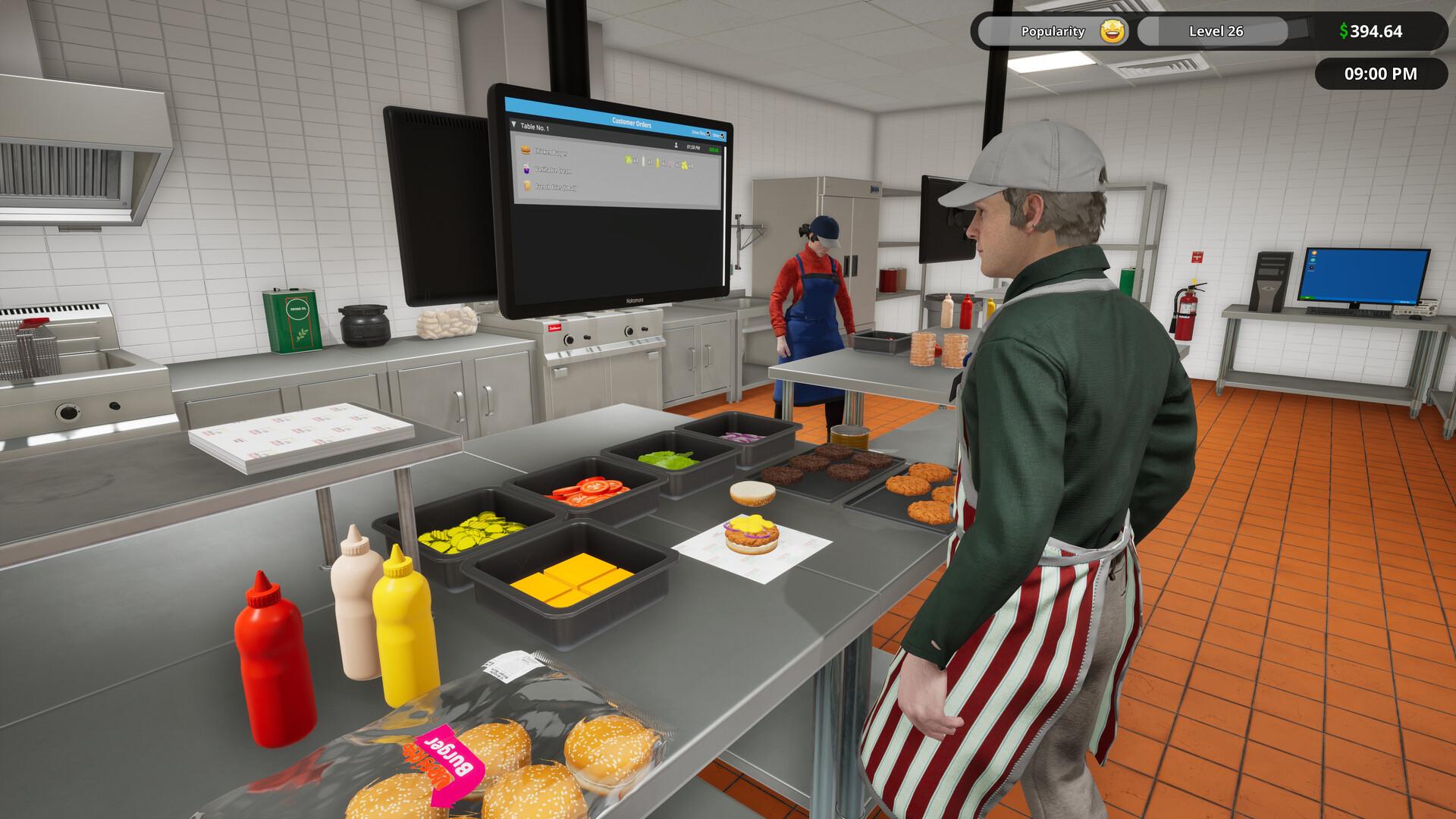 Fast Food Simulator بي سي ستيم حساب