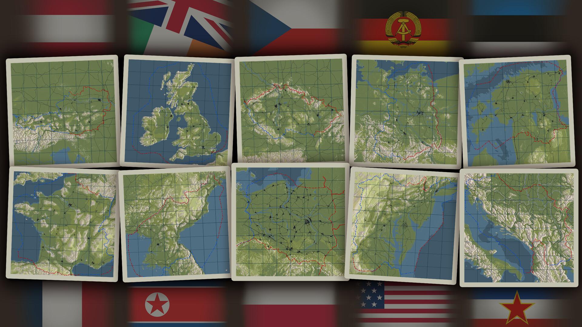 Workers & Resources: Soviet Republic - World Maps DLC اوروبي بي سي ستيم كود رقمي