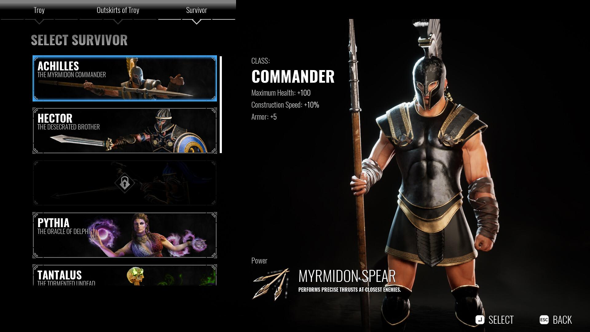 Achilles: Survivor بي سي ستيم حساب