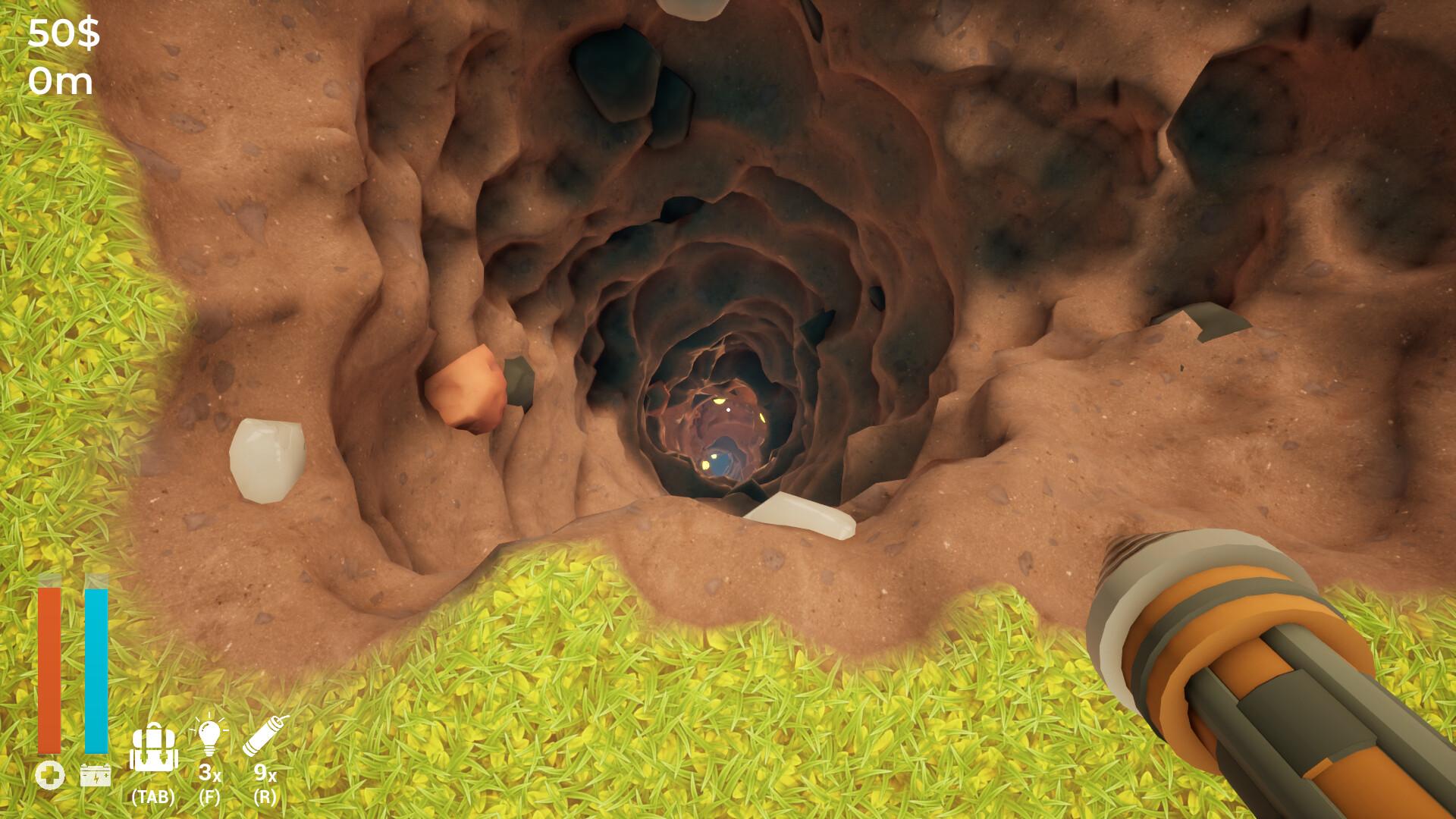 A Game About Digging A Hole بي سي ستيم حساب